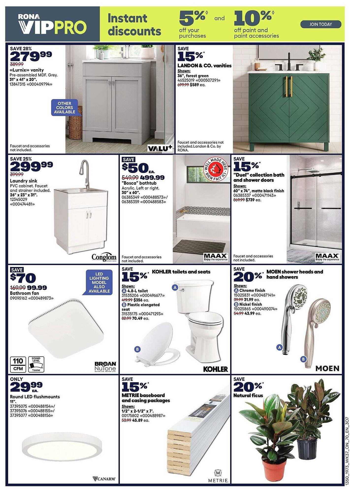 RONA flyer