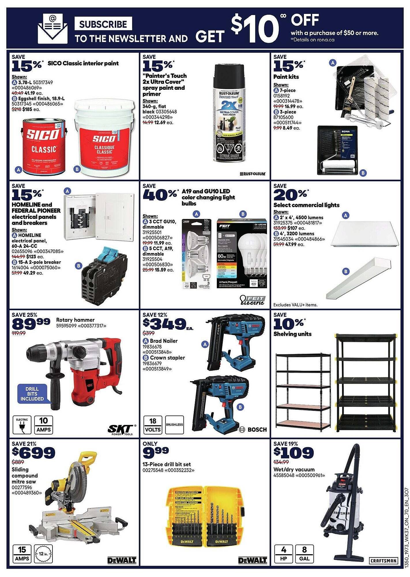 RONA flyer