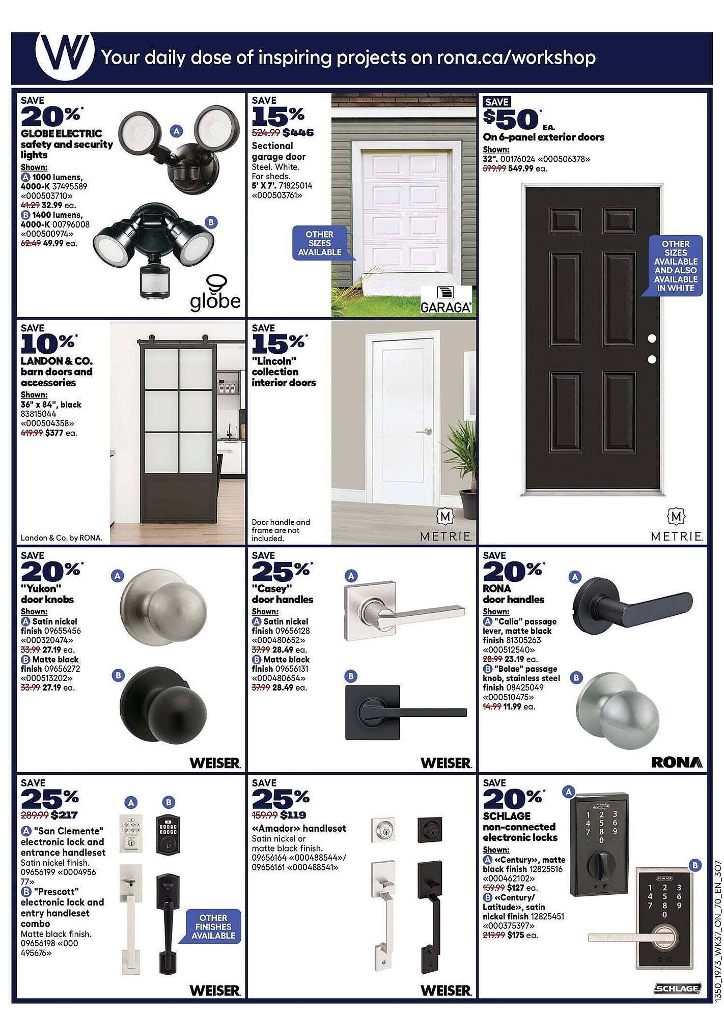 RONA flyer