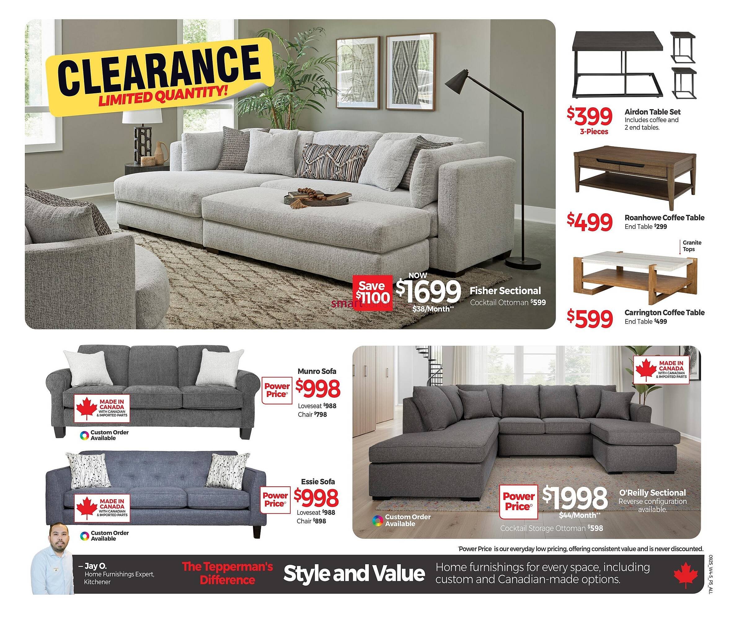 Tepperman's flyer