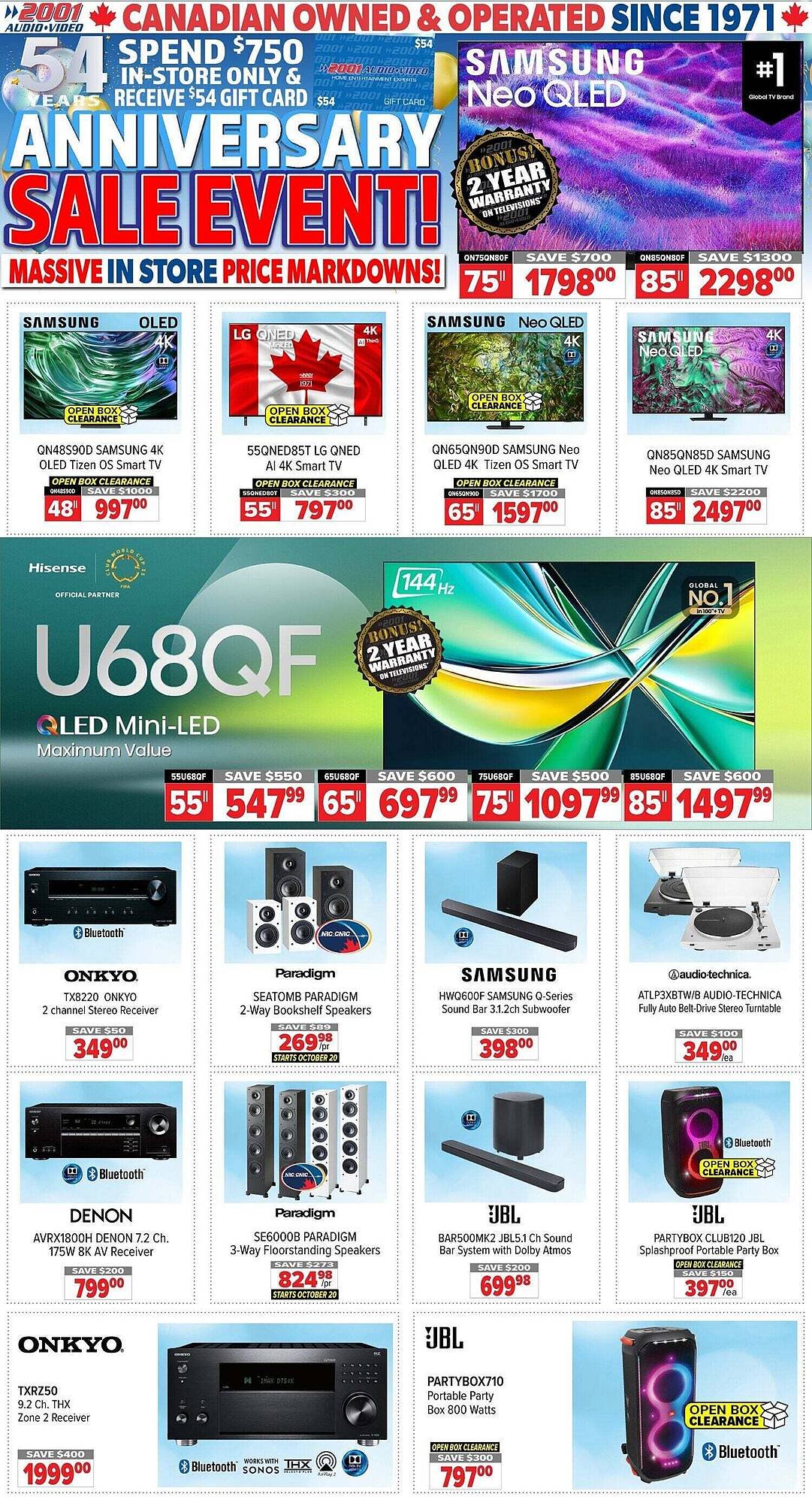 2001 Audio Video flyer (2025-10-17 - 2025-10-23) | 1