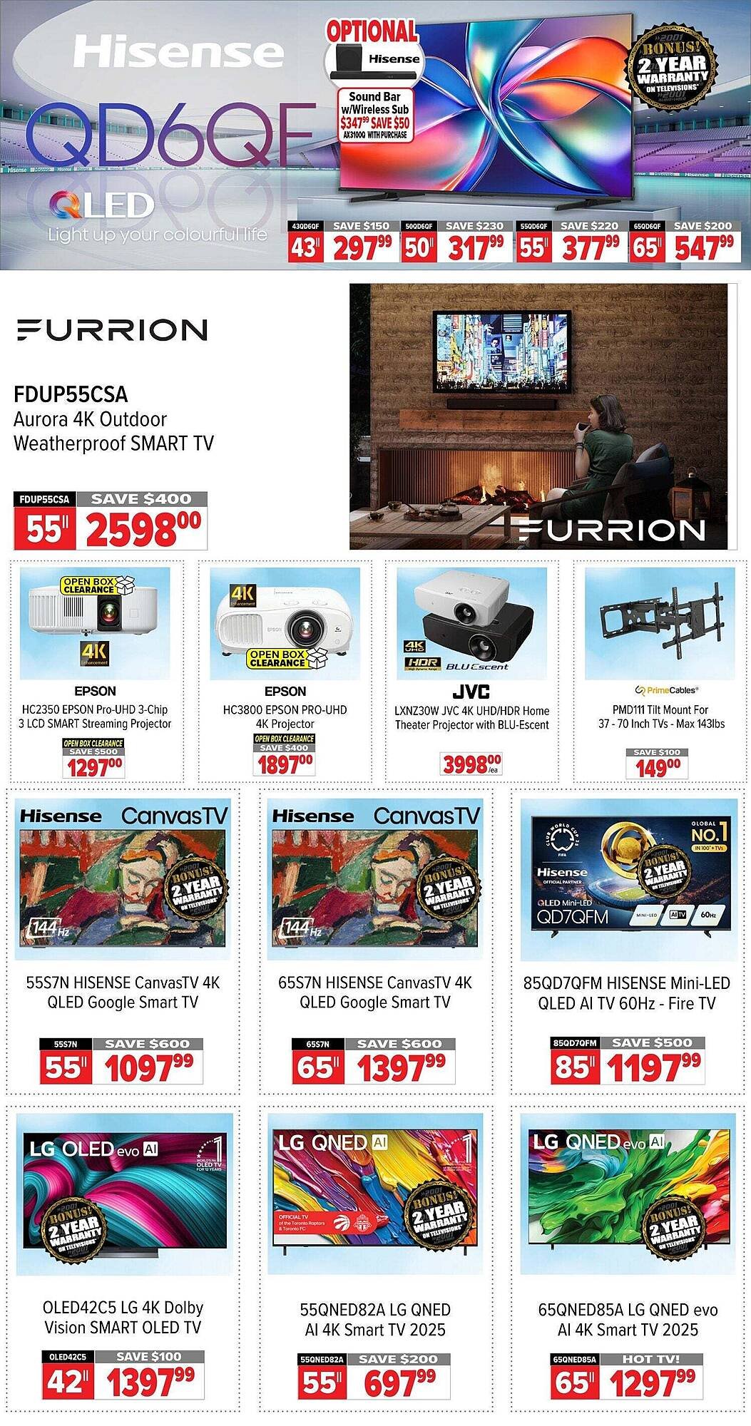 2001 Audio Video flyer