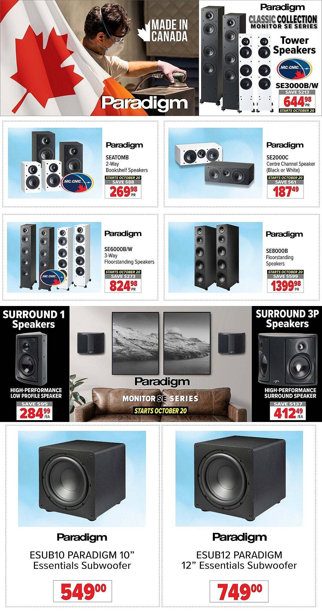 2001 Audio Video flyer