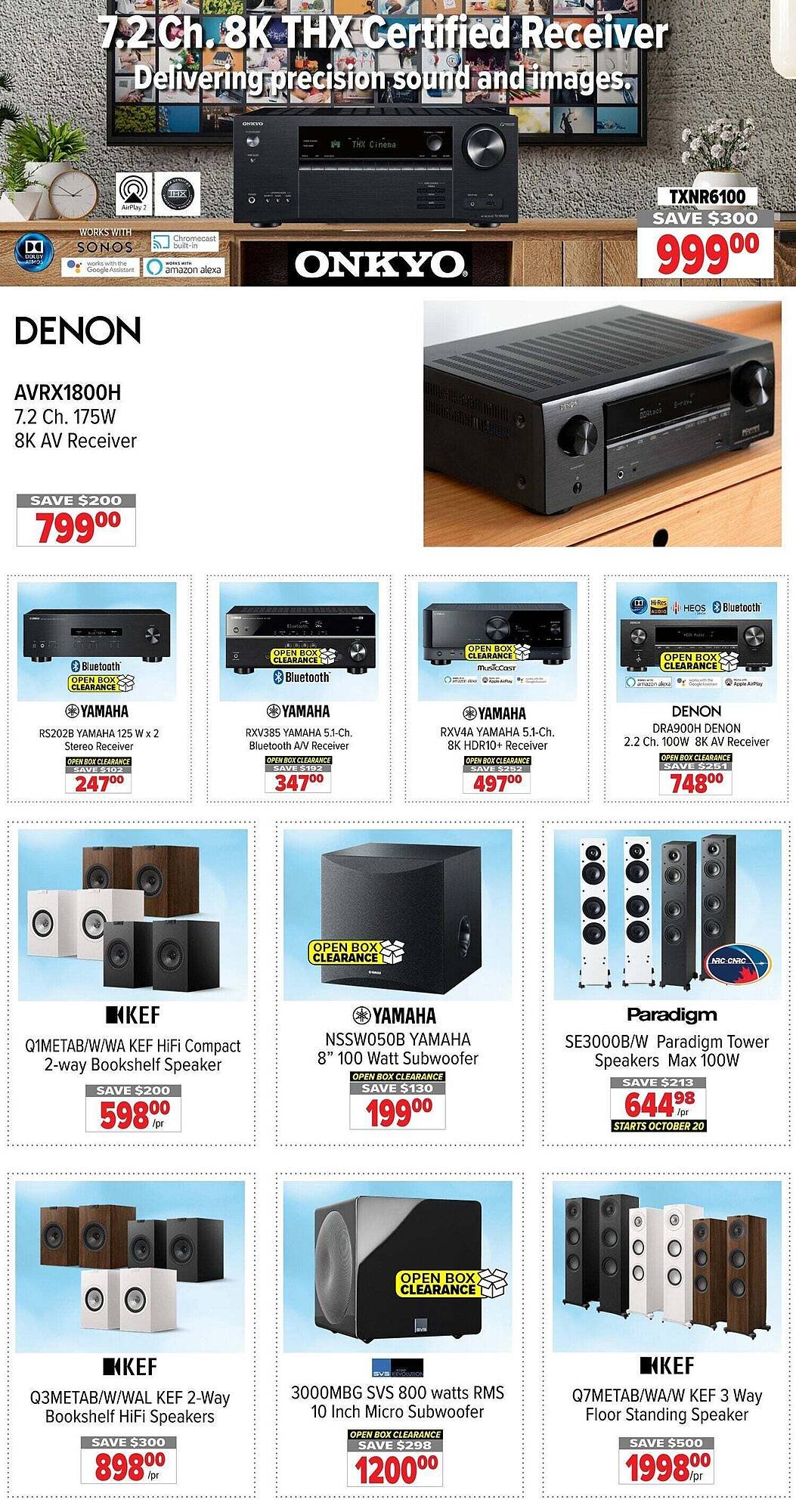 2001 Audio Video flyer