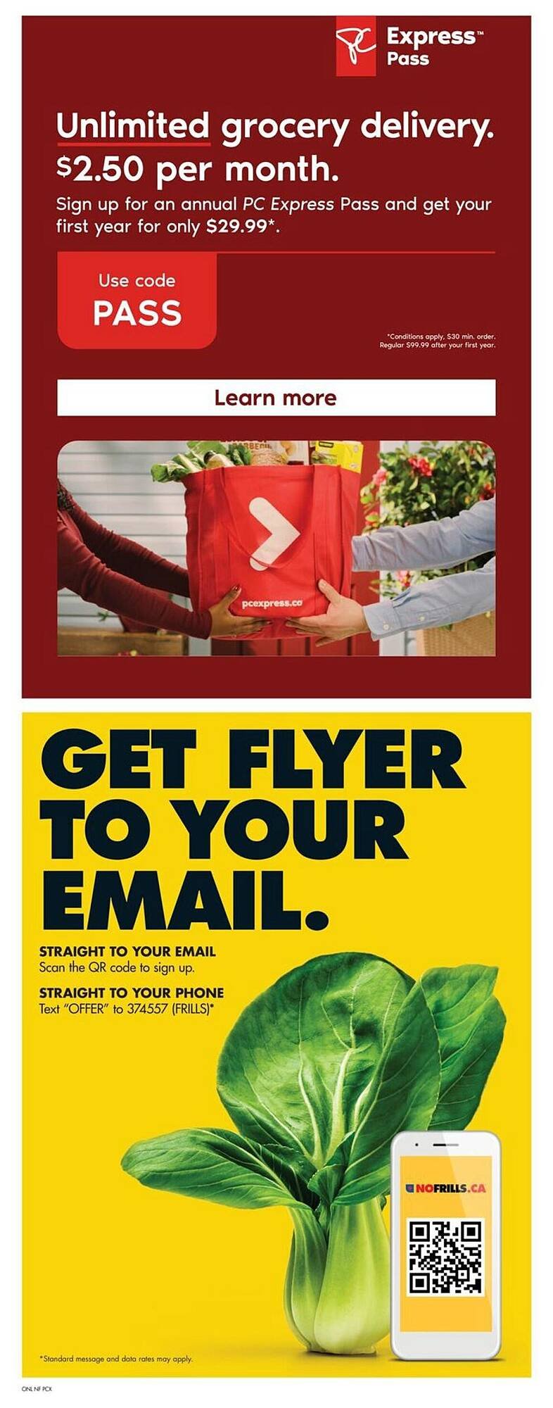 No Frills flyer