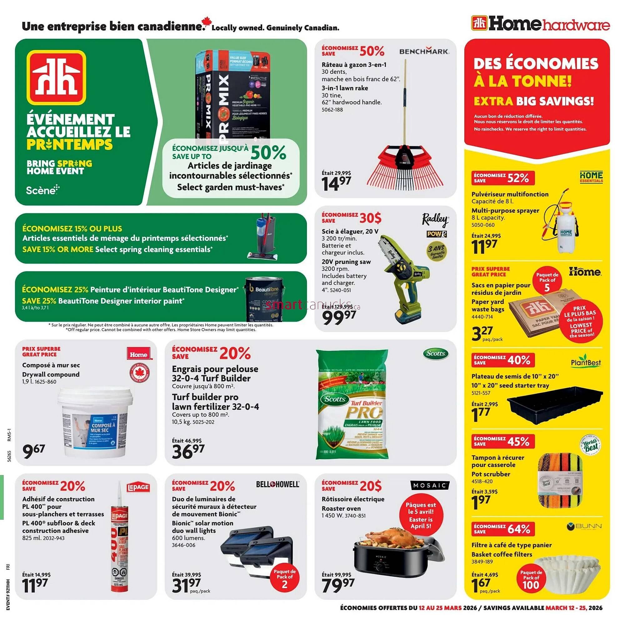 Home Hardware flyer (2026-03-12 - 2026-03-25) | 1