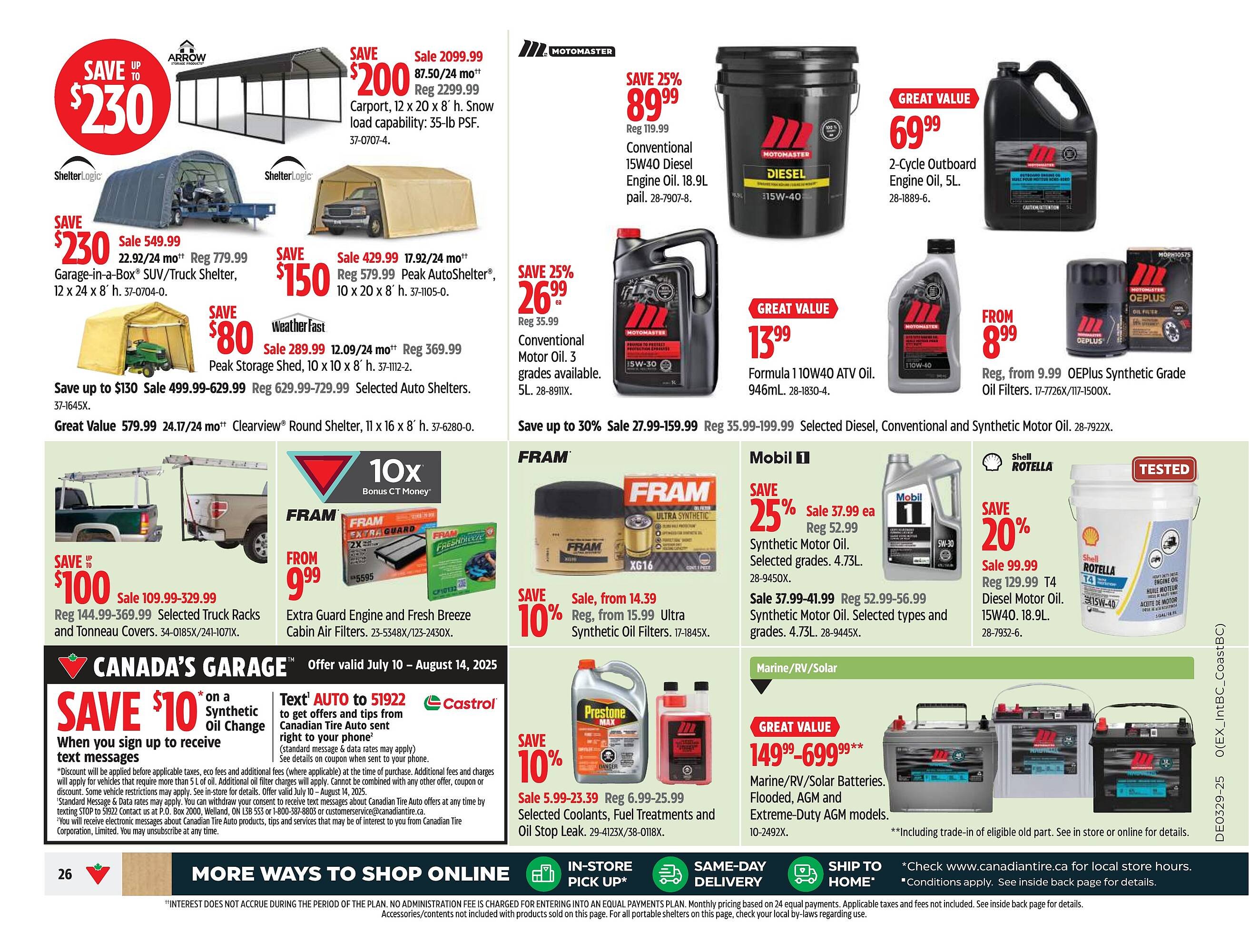 Canadian Tire flyer