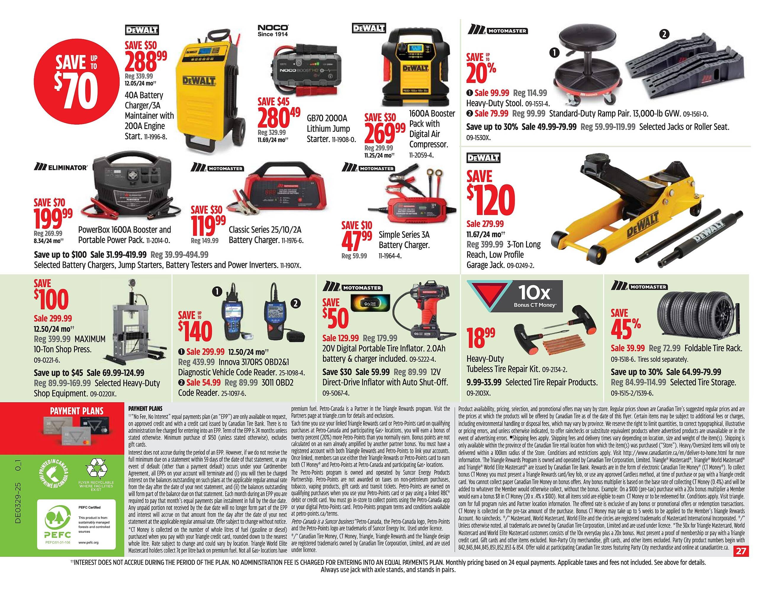 Canadian Tire flyer