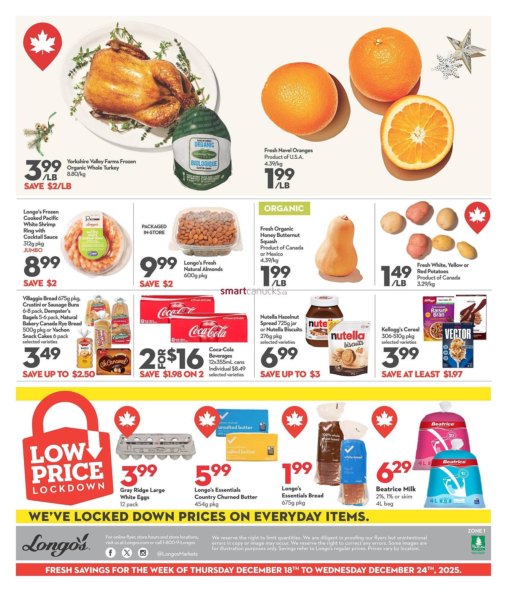 Longo's flyer (2025-12-18 - 2025-12-24) | 2