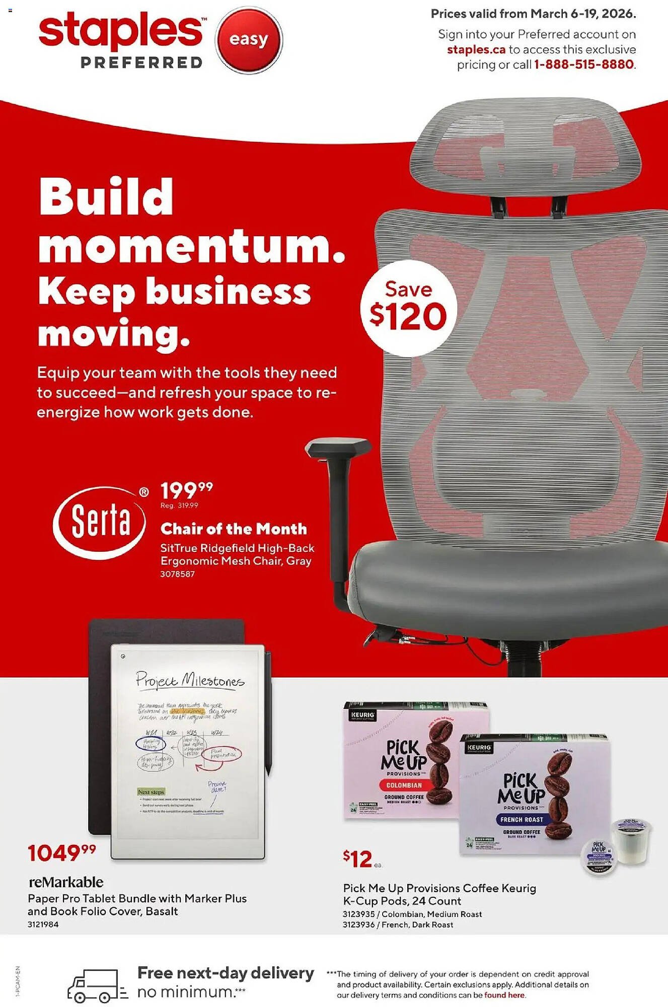 Staples flyer