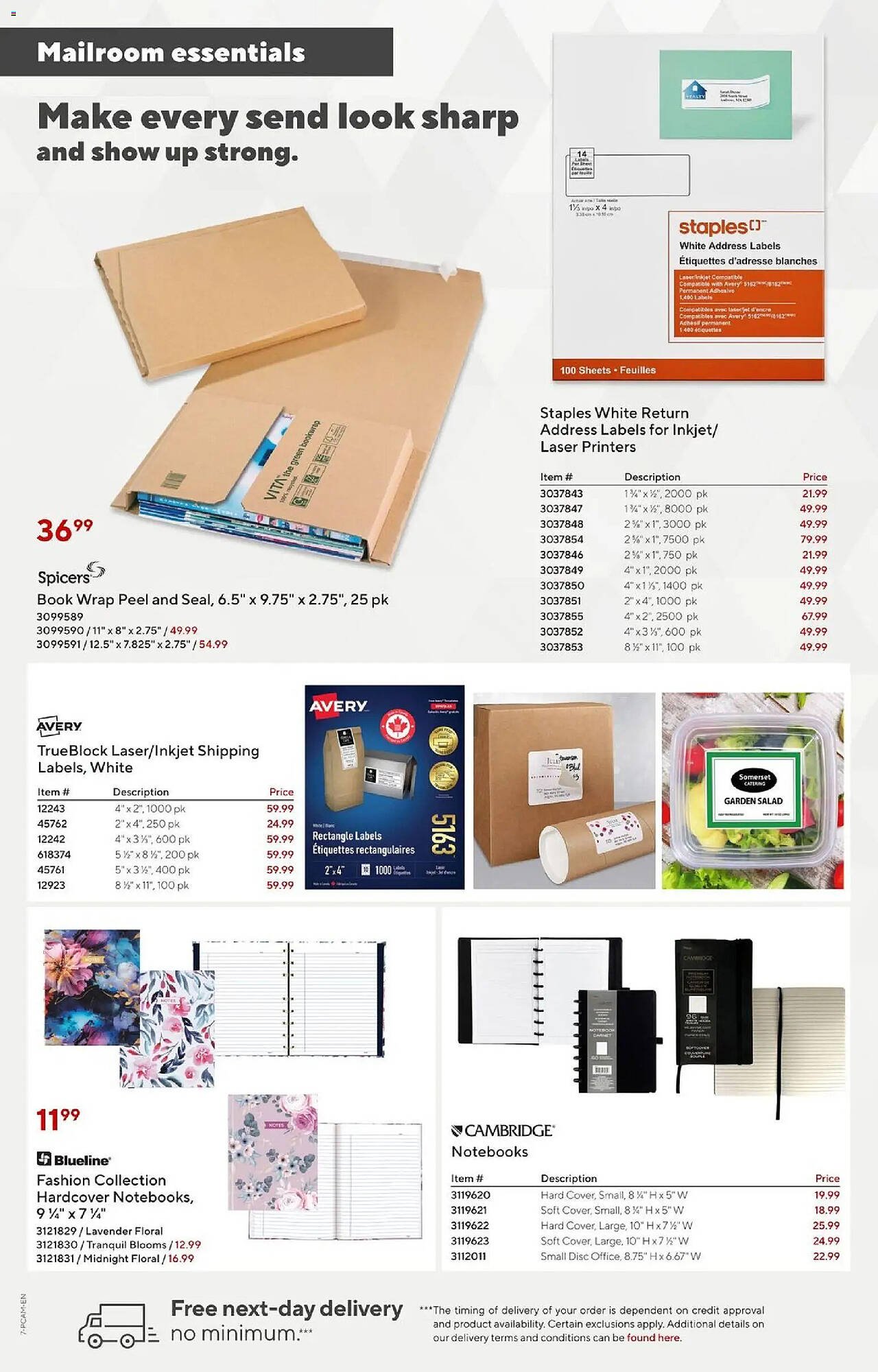 Staples flyer