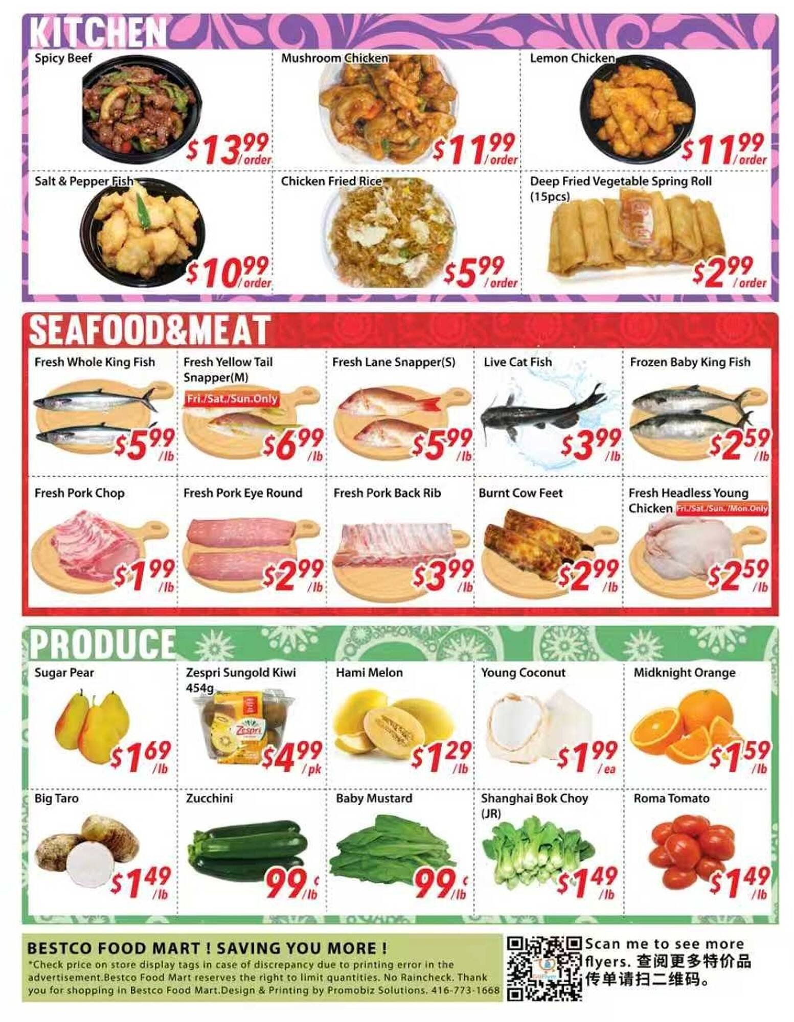 Bestco Food Mart flyer