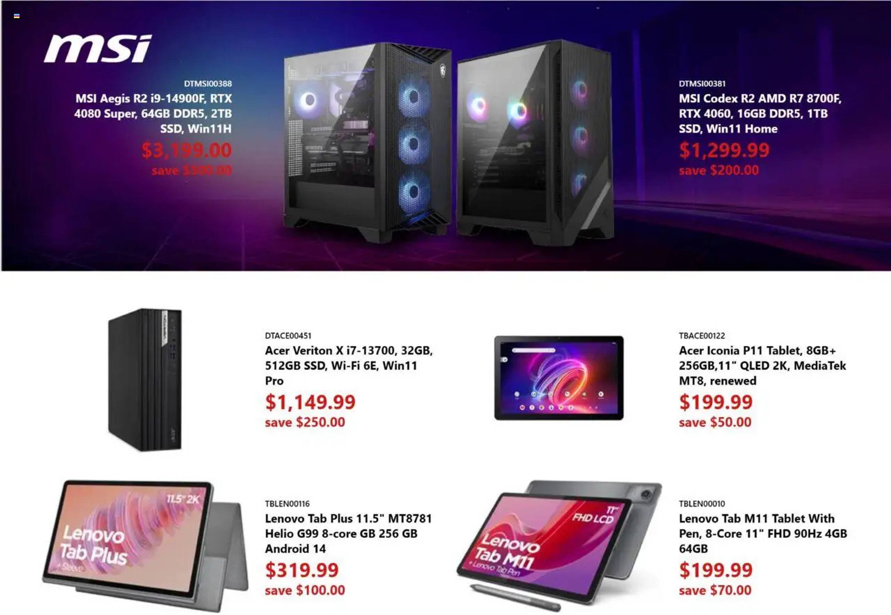 Canada Computers flyer