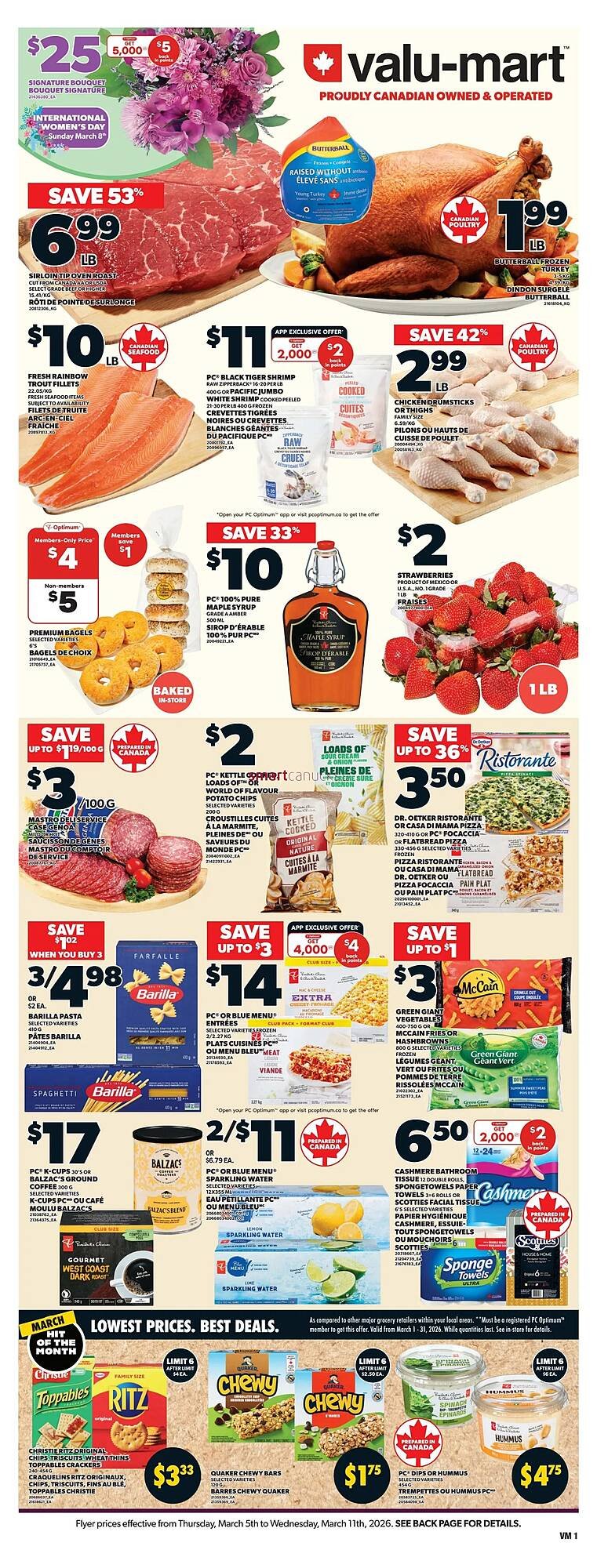 Valu-mart flyer (2026-03-05 - 2026-03-11) | 1