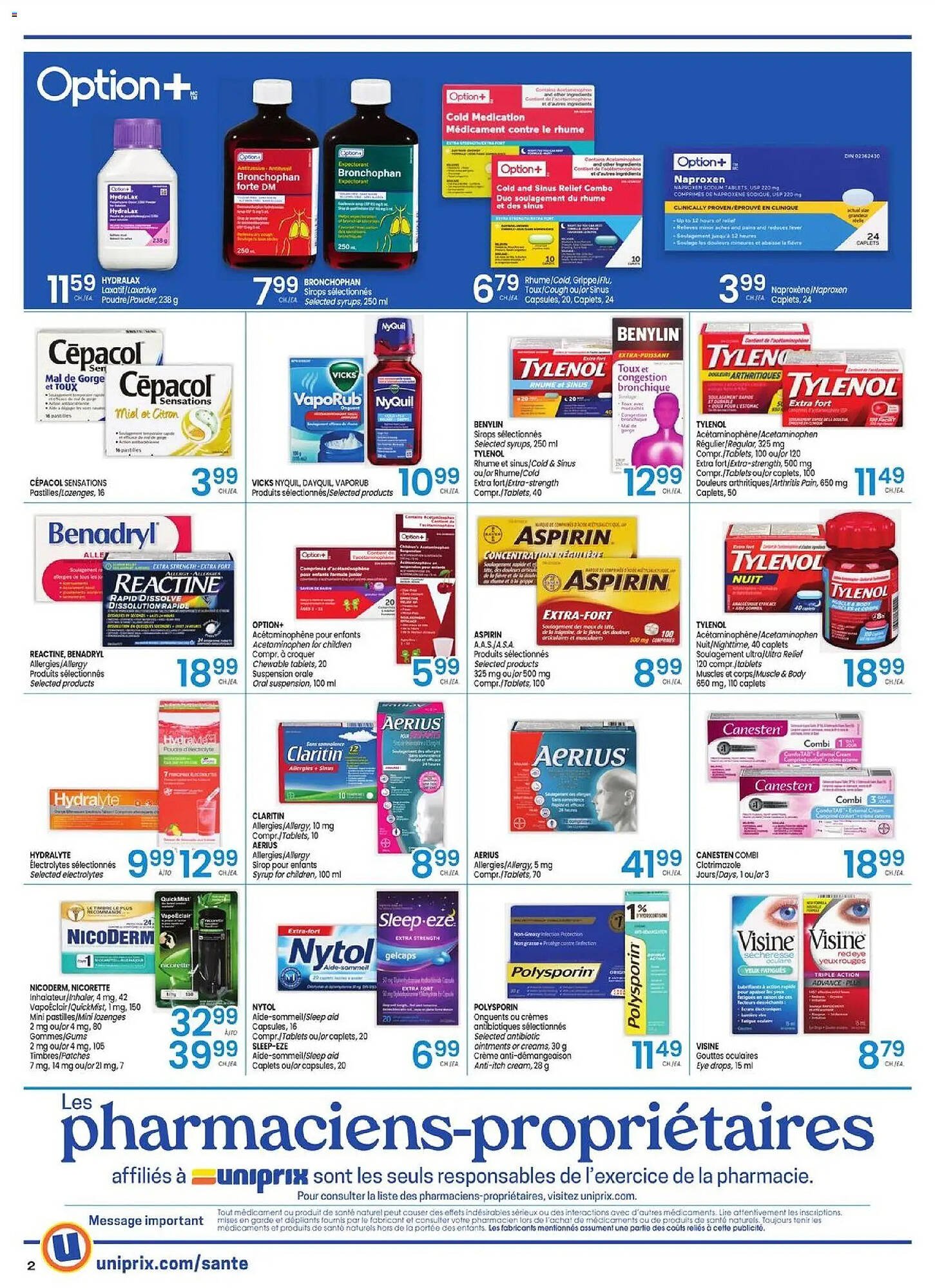Uniprix flyer (2025-12-18 - 2025-12-24) | 2