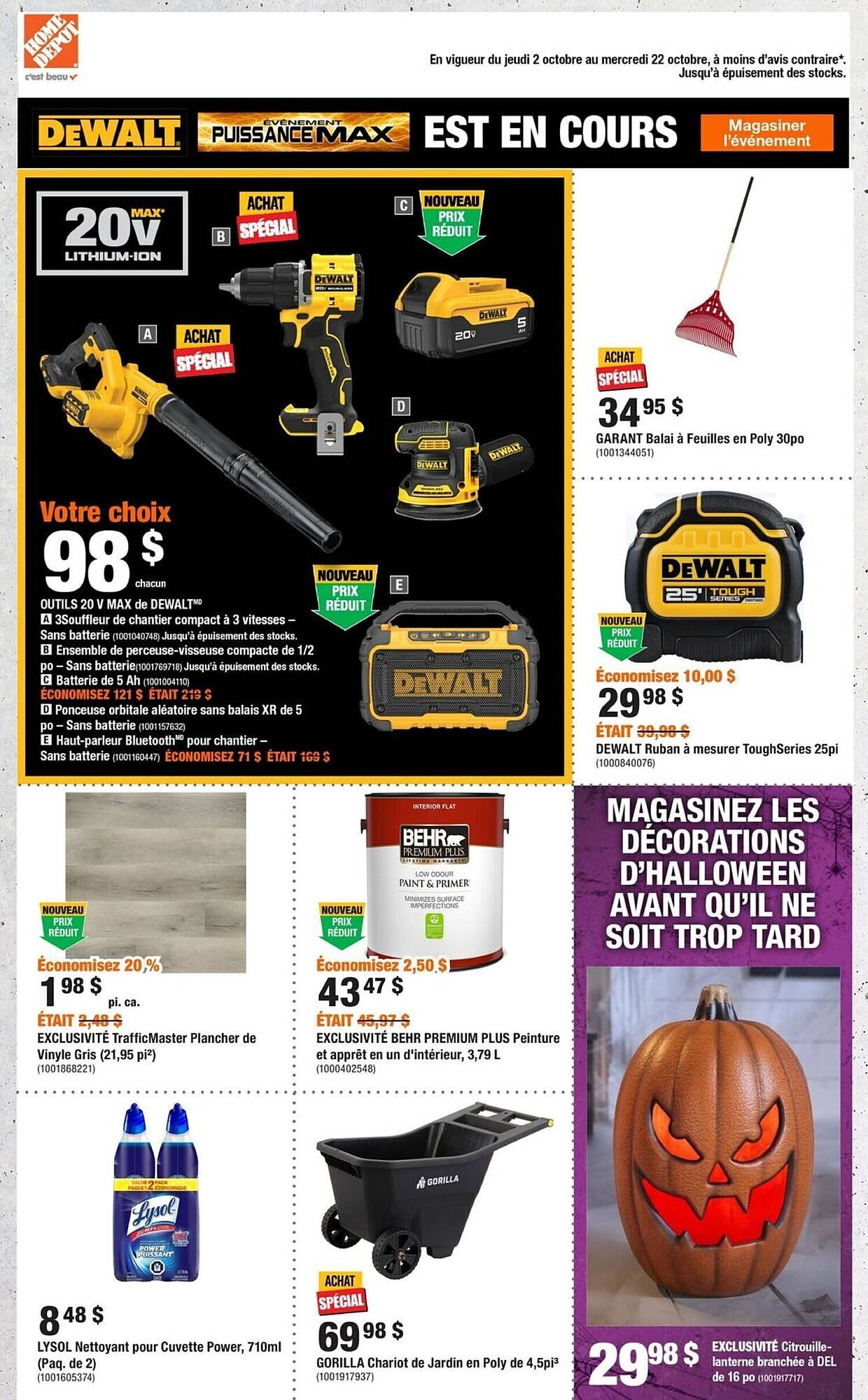 Home Depot flyer (2025-10-02 - 2025-10-09) | 1