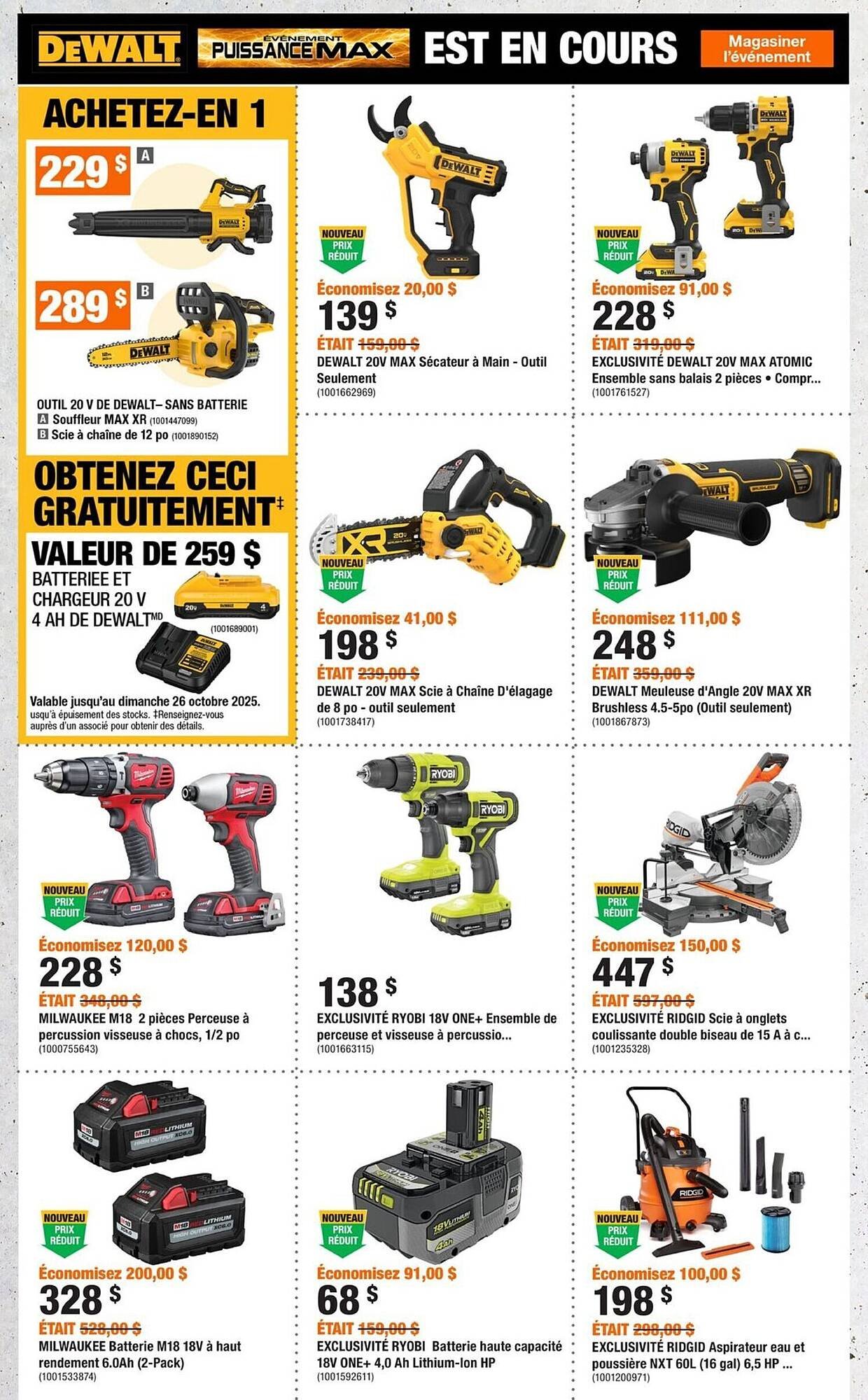 Home Depot flyer