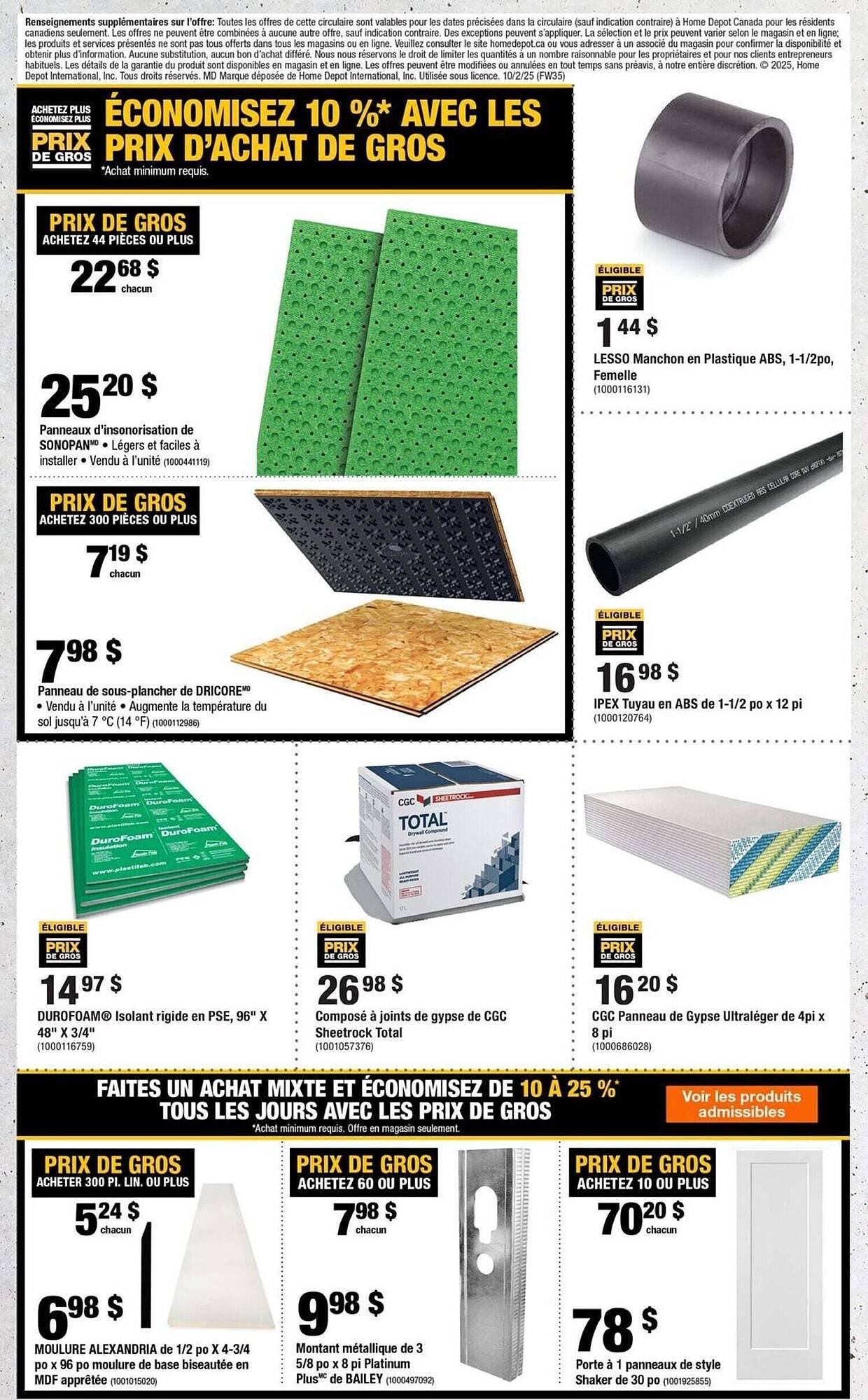 Home Depot flyer