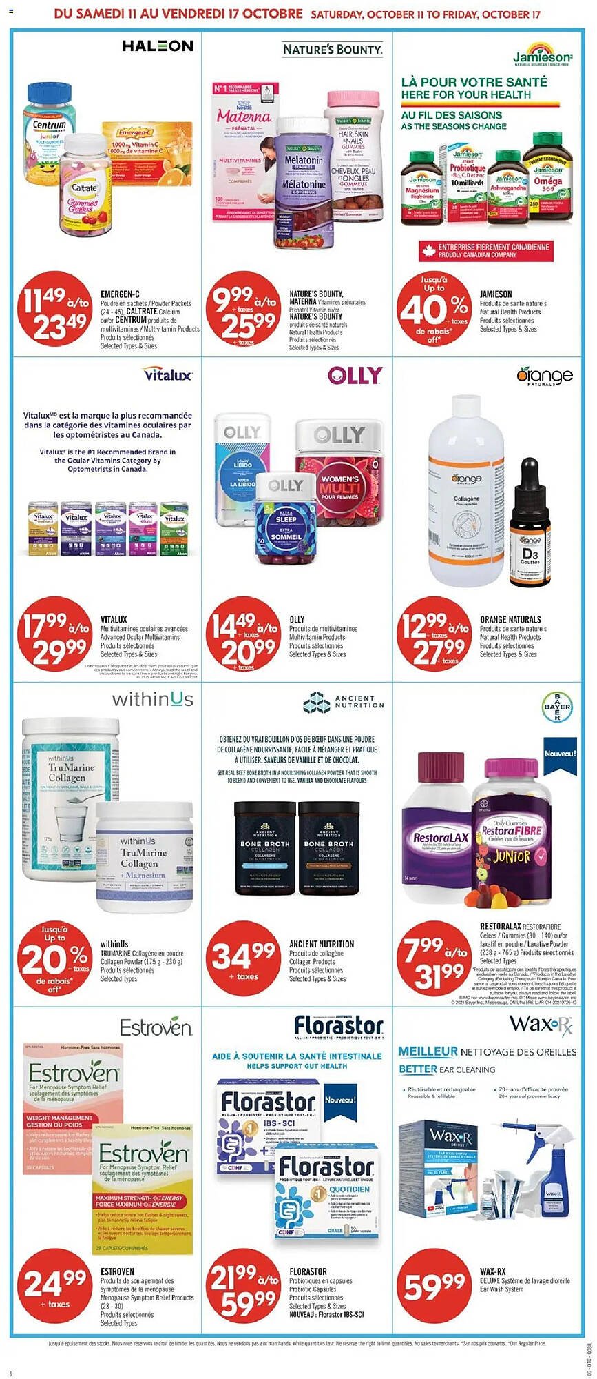 Pharmaprix flyer
