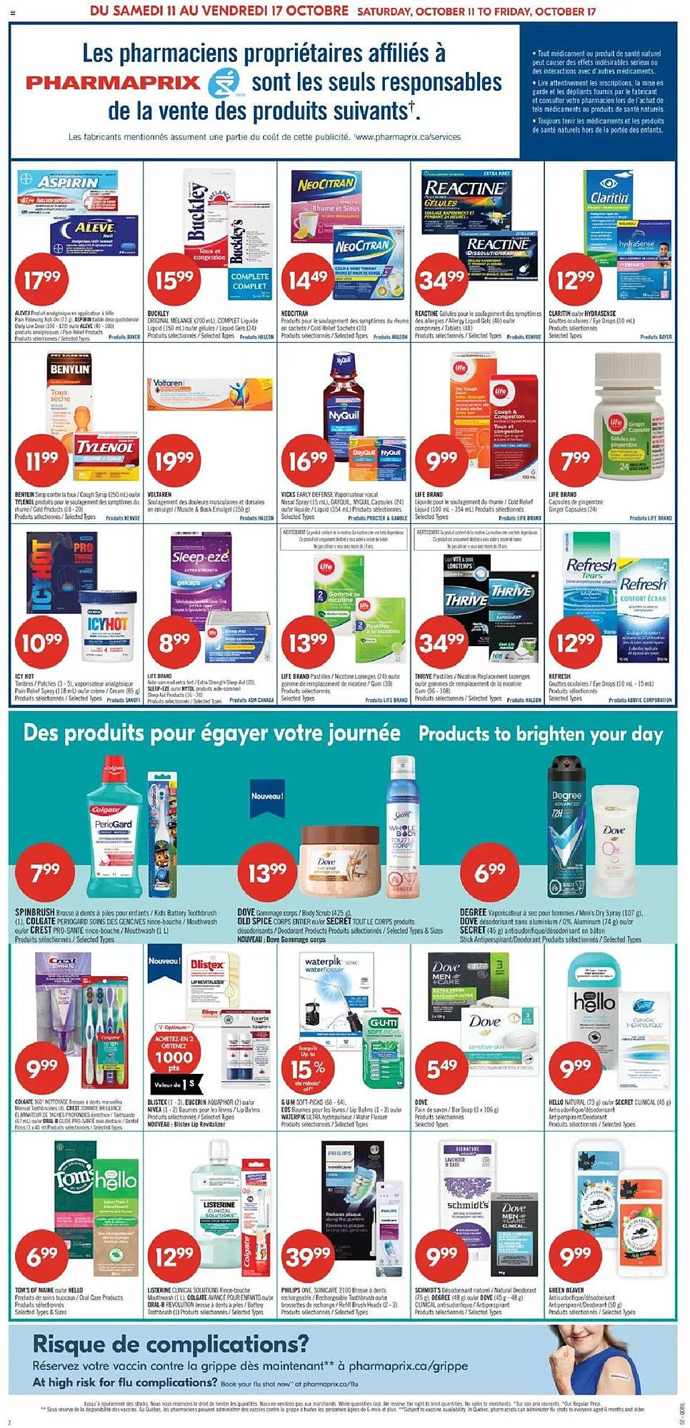 Pharmaprix flyer