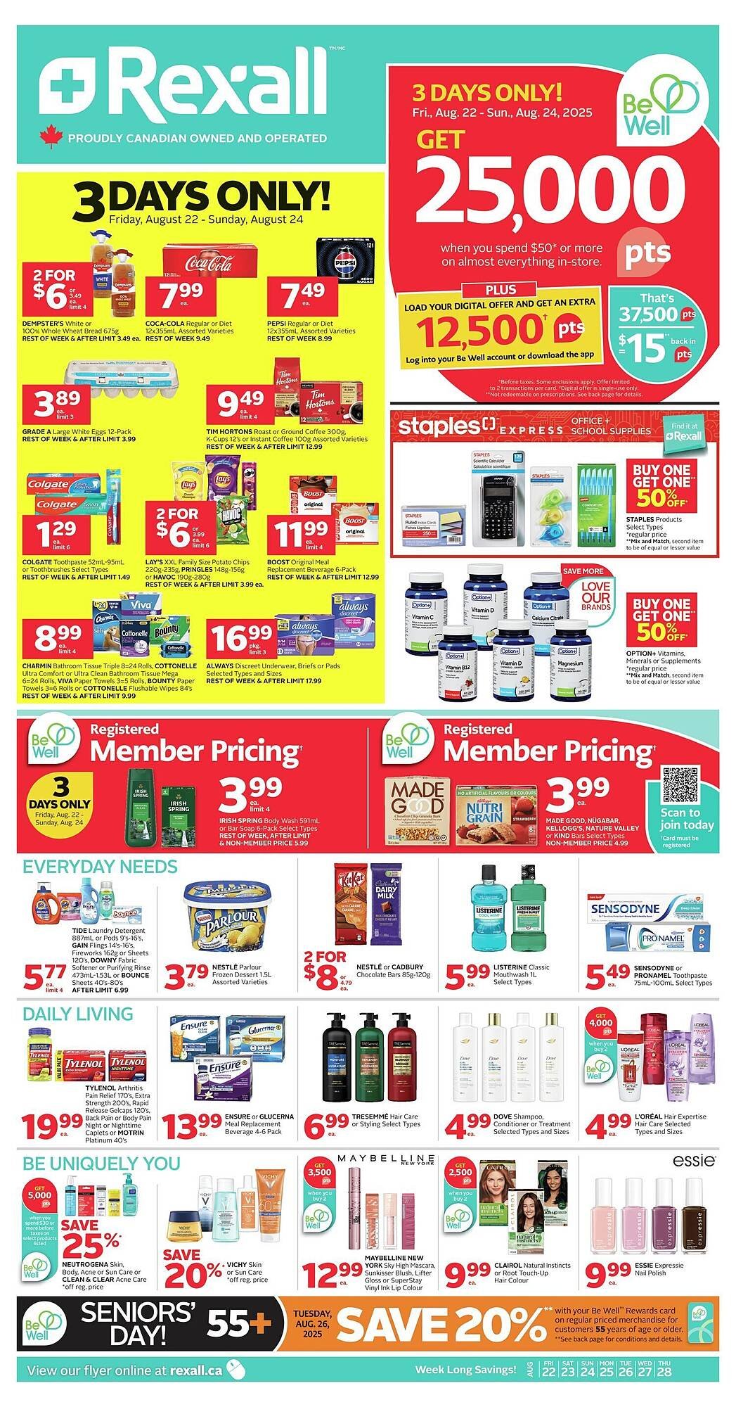 Rexall flyer (2025-08-21 - 2025-08-28) | 1