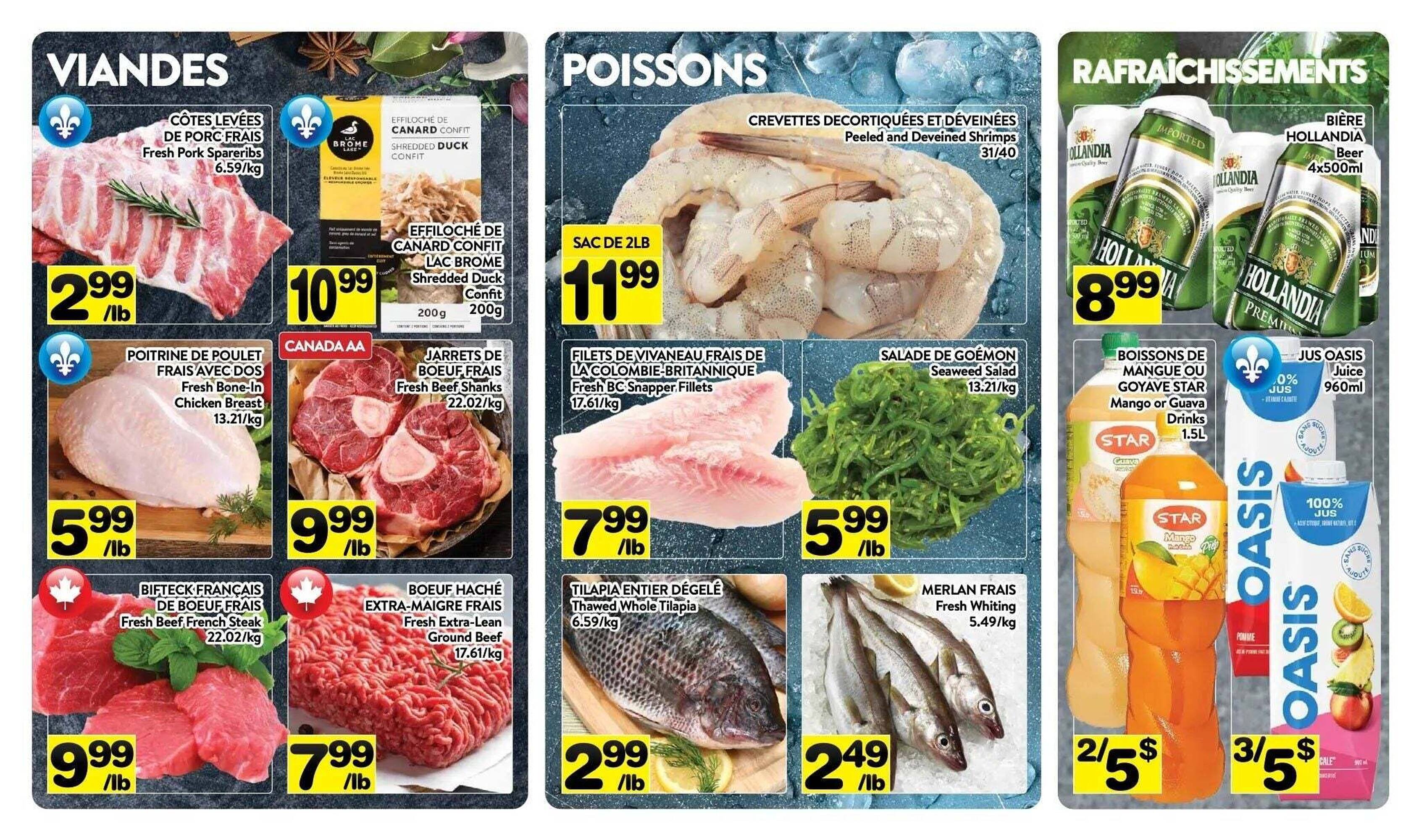Supermarché PA flyer