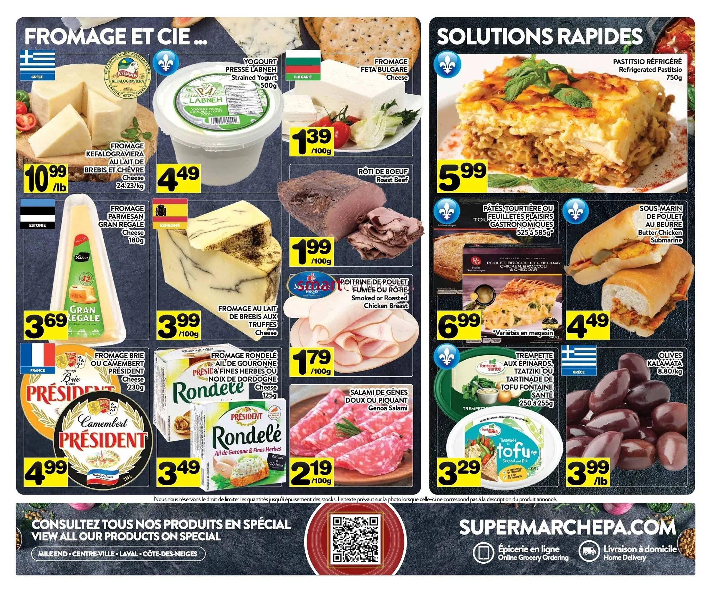 Supermarché PA flyer