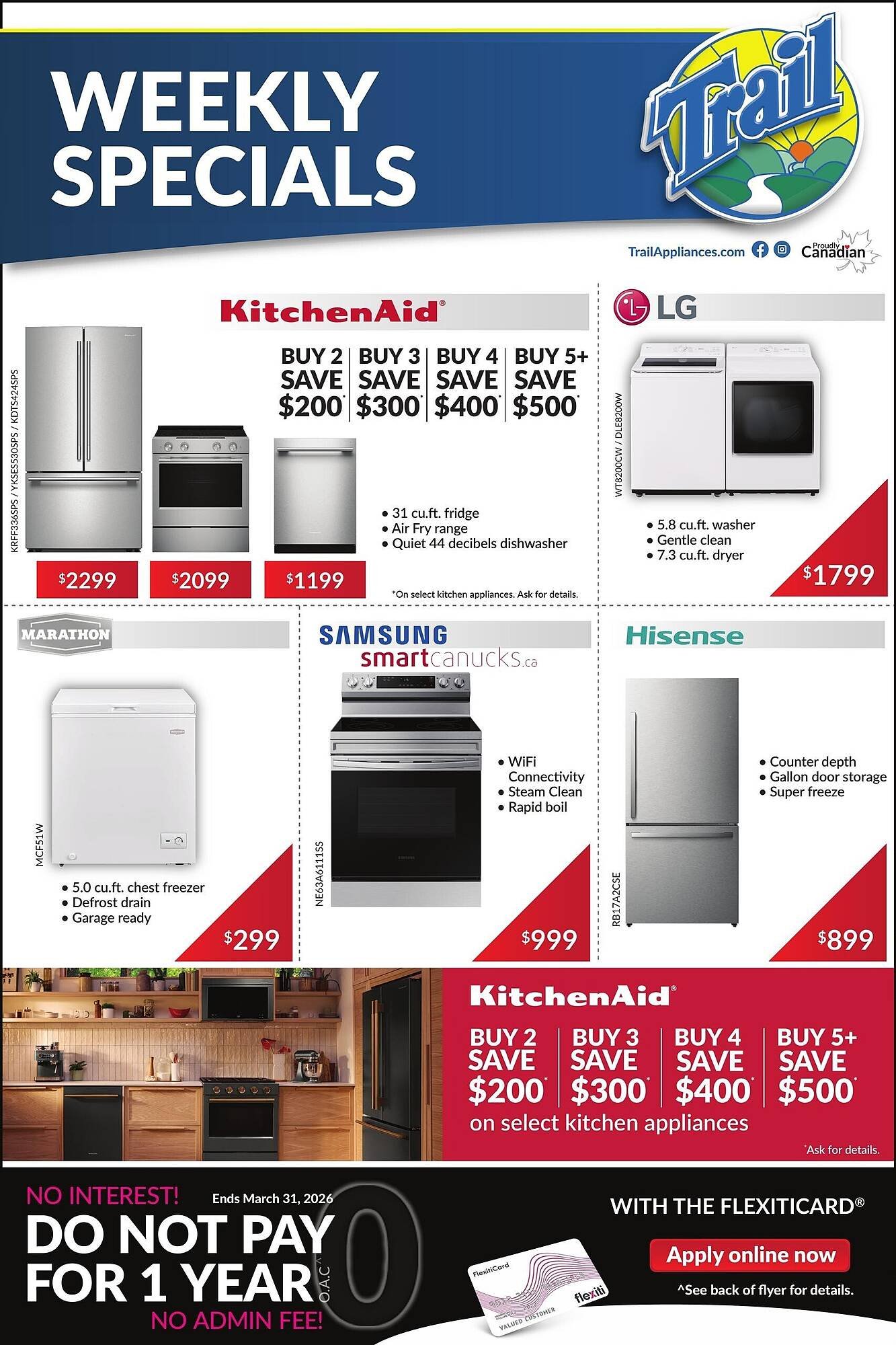 Trail Appliances flyer