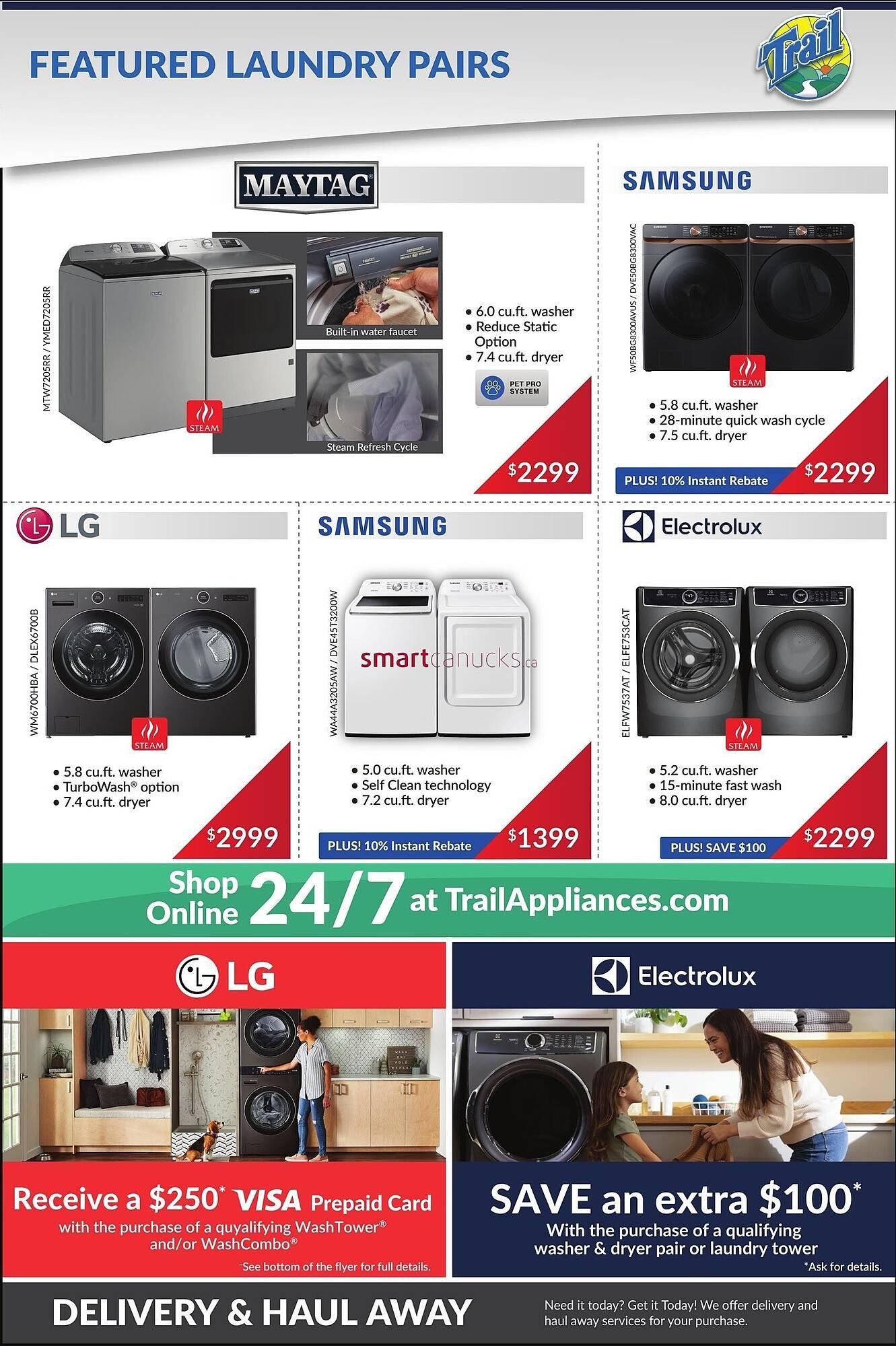 Trail Appliances flyer