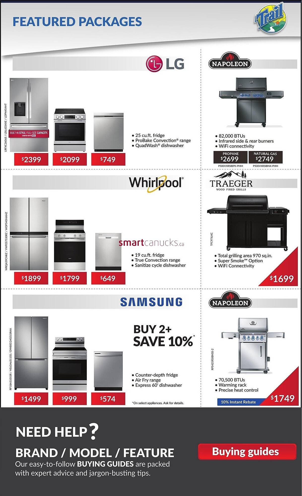 Trail Appliances flyer