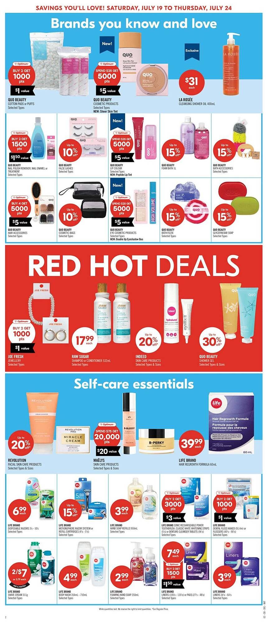 Shoppers Drug Mart flyer