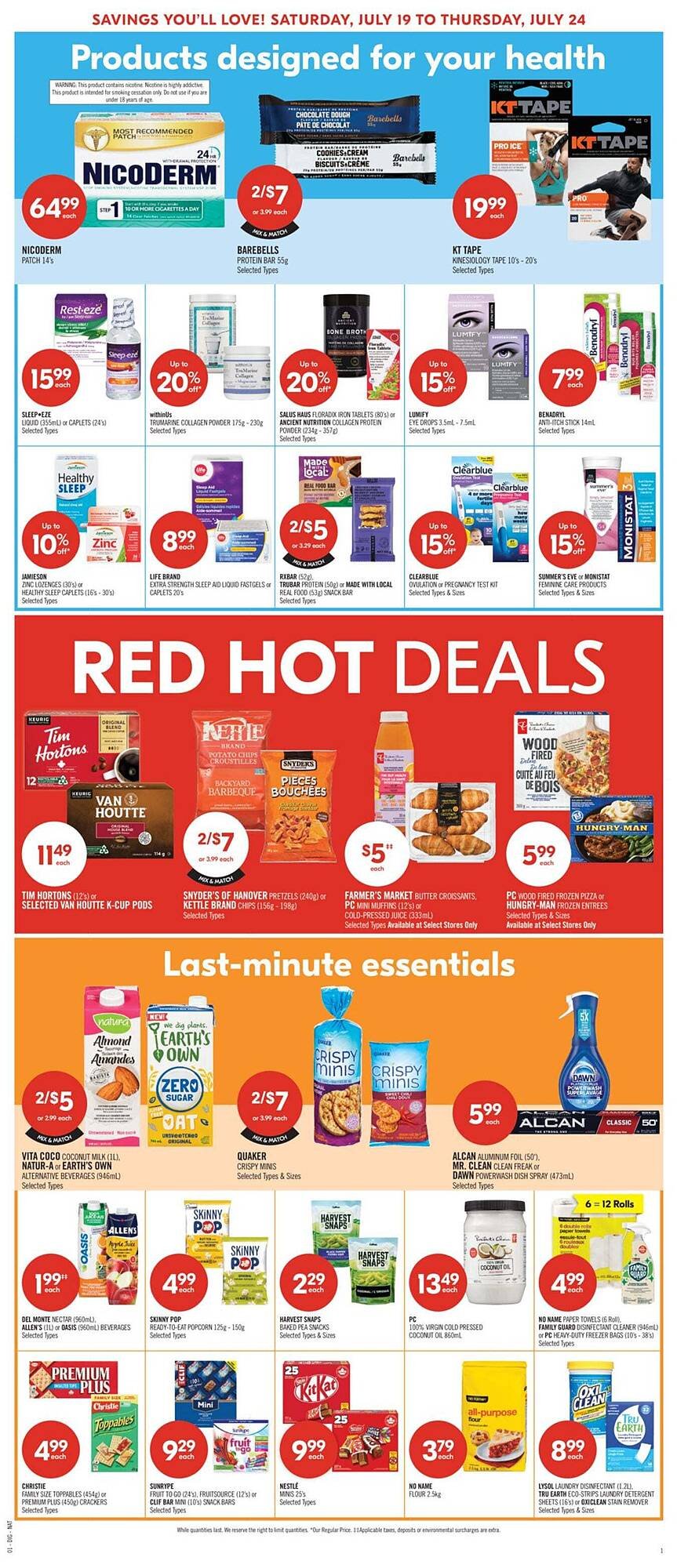 Shoppers Drug Mart flyer