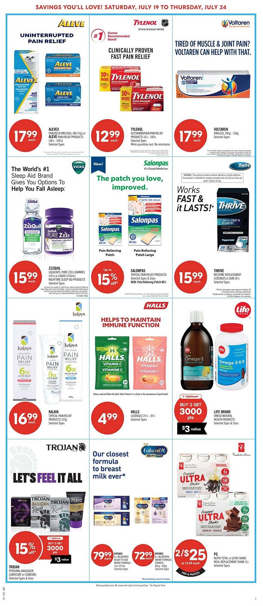 Shoppers Drug Mart flyer