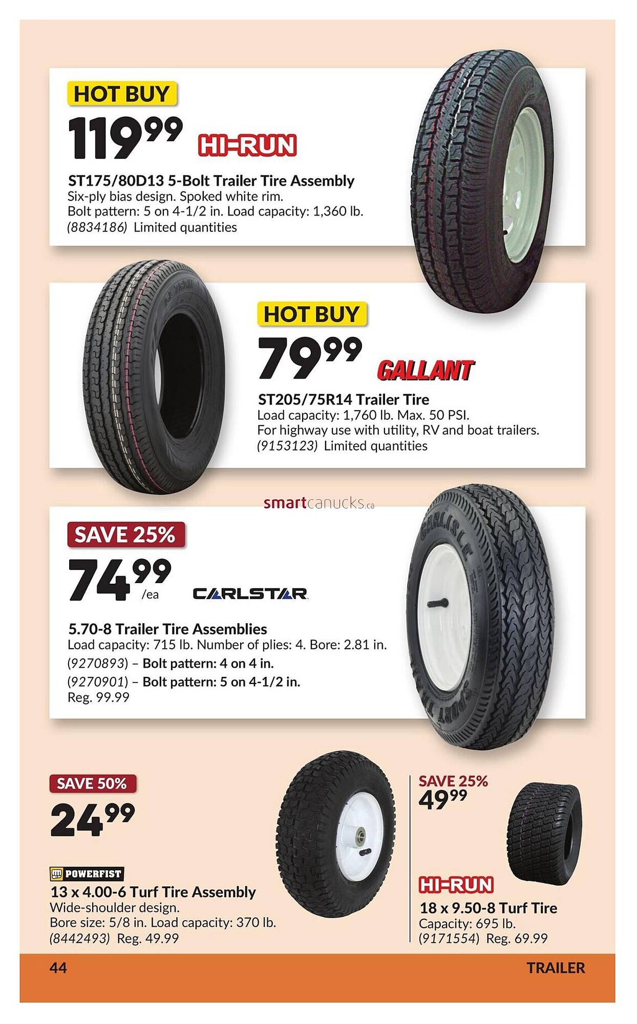 Princess Auto flyer
