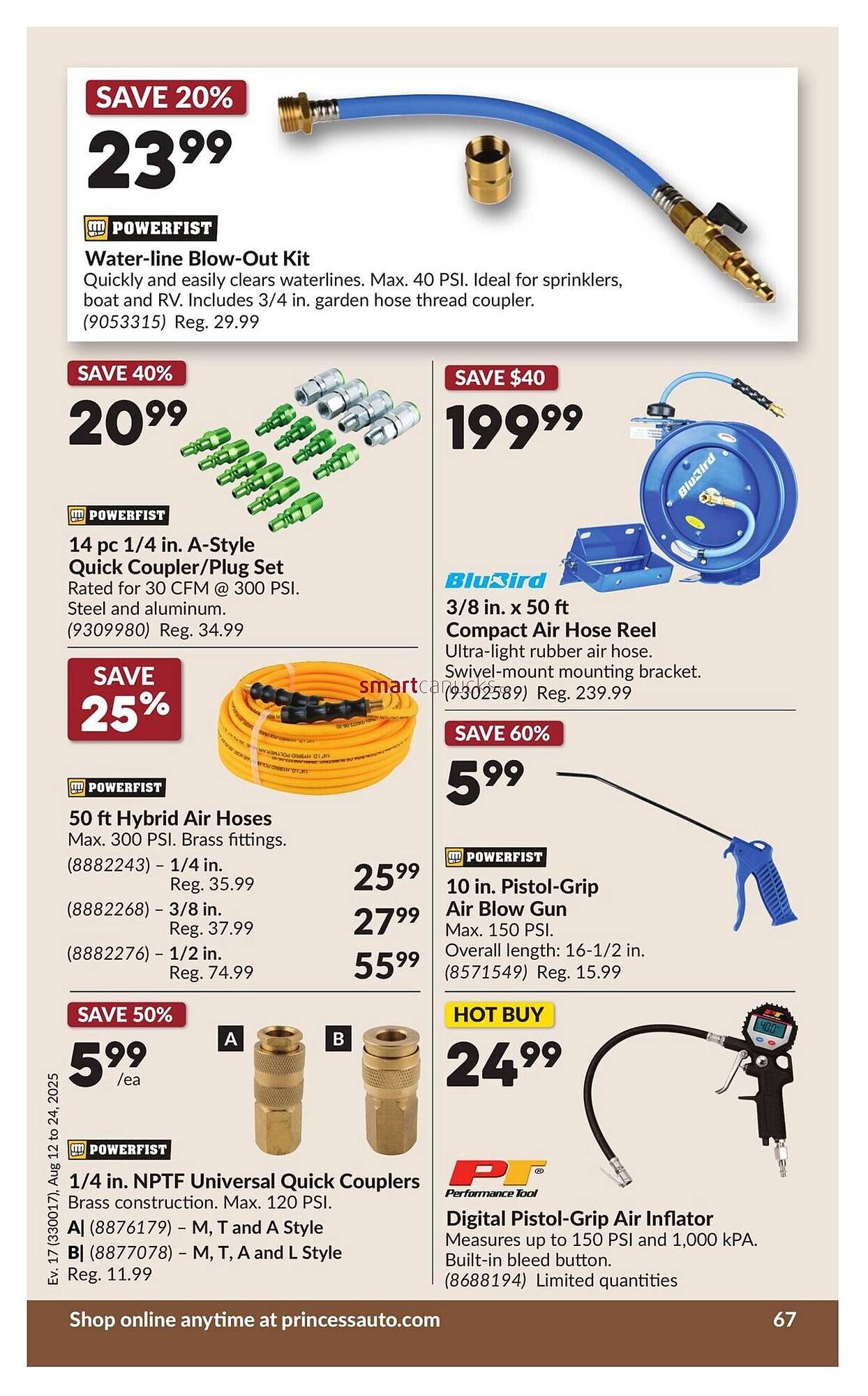 Princess Auto flyer