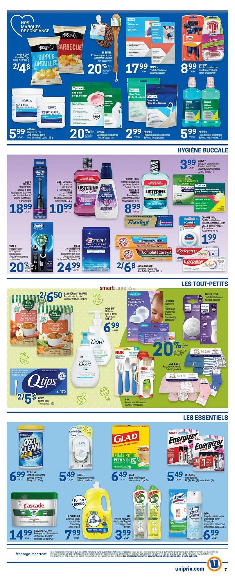 Uniprix flyer