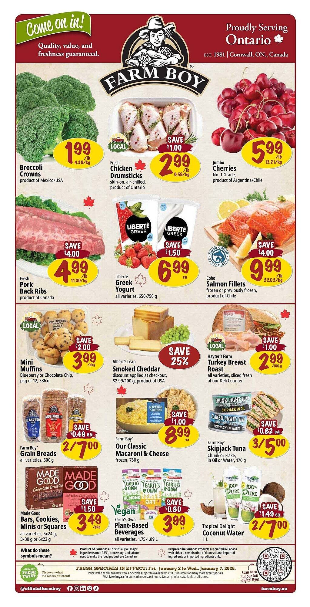 Farm Boy flyer (2025-12-30 - 2026-01-08) | 1