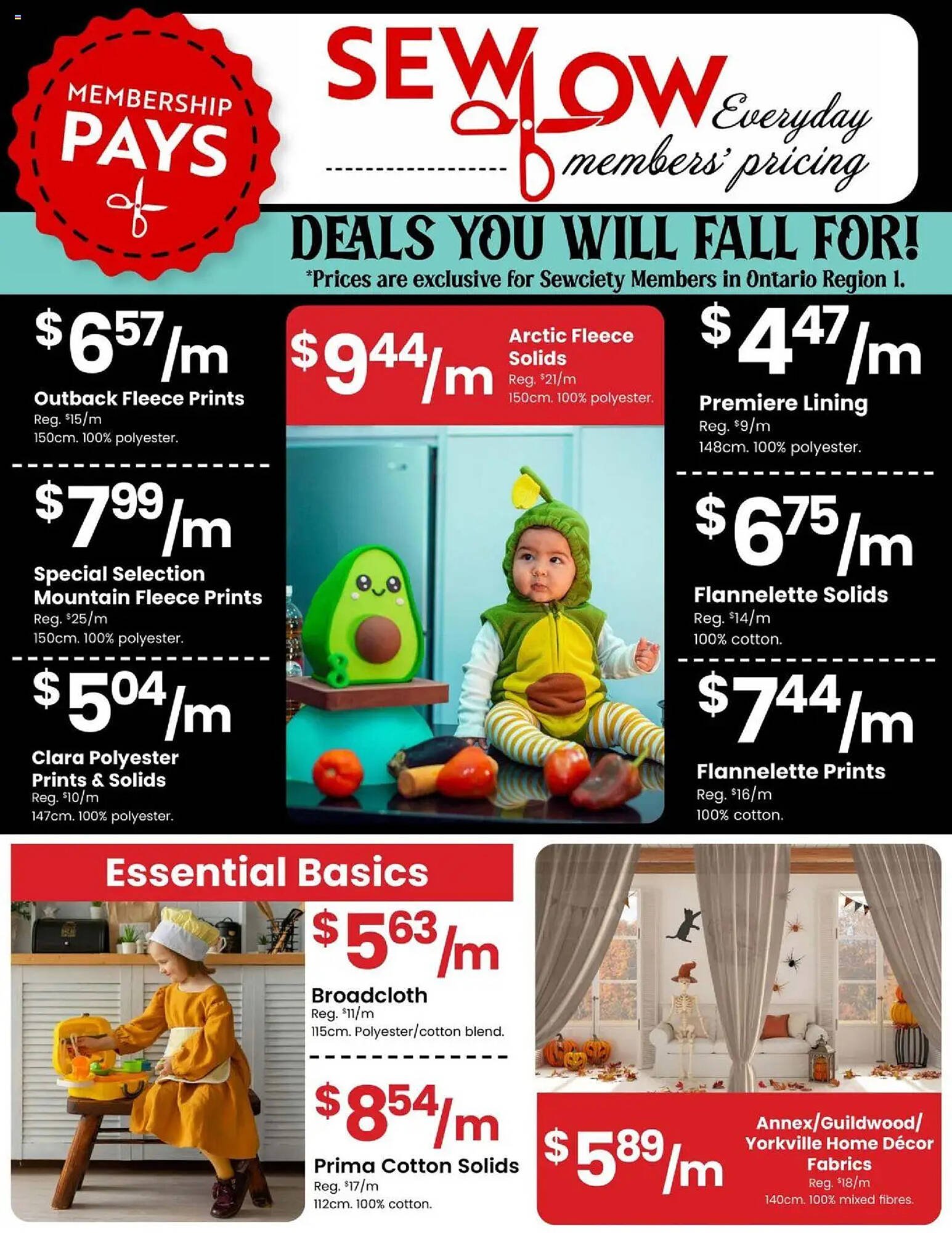 Fabricland flyer