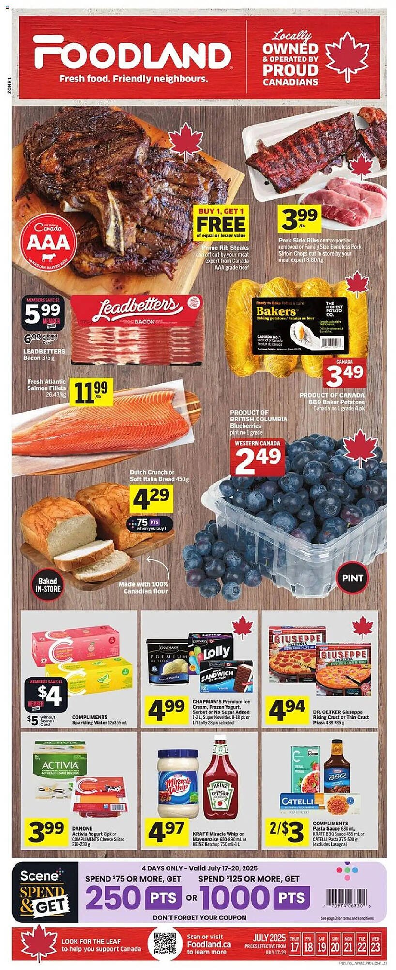 Foodland flyer (2025-07-17 - 2025-07-23) | 1