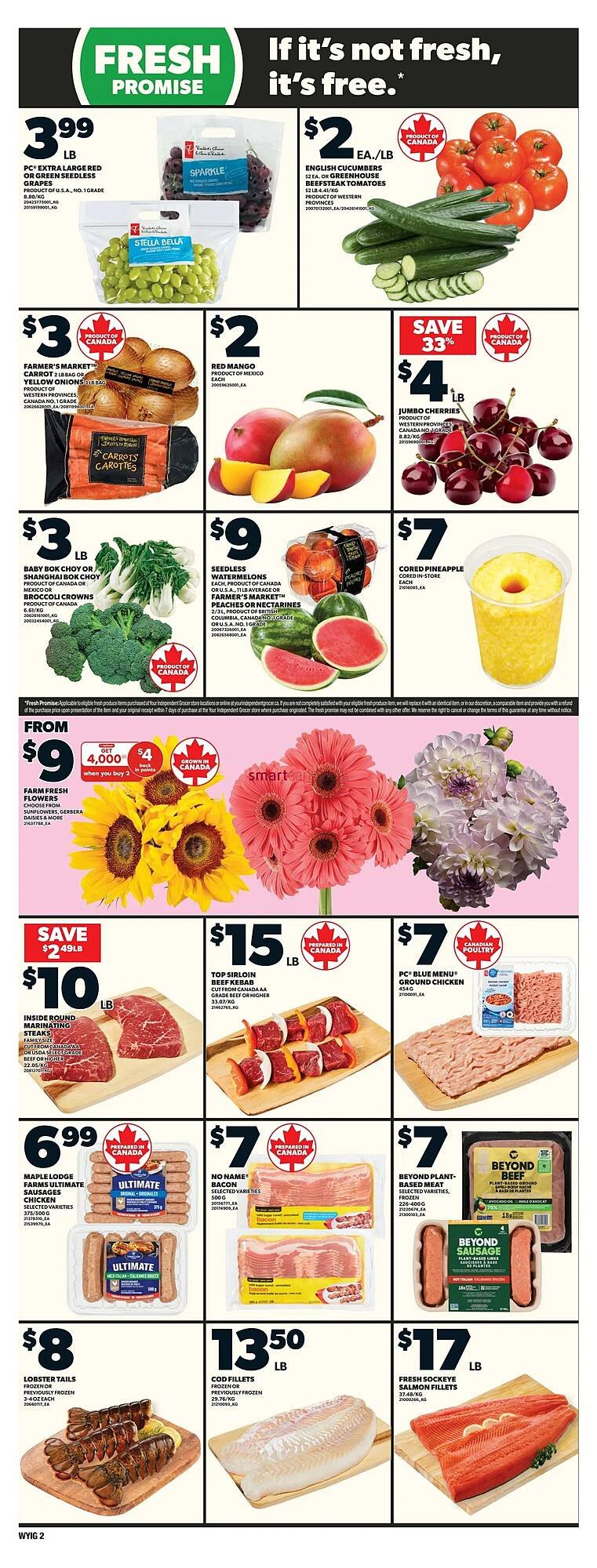 Independent Grocer flyer