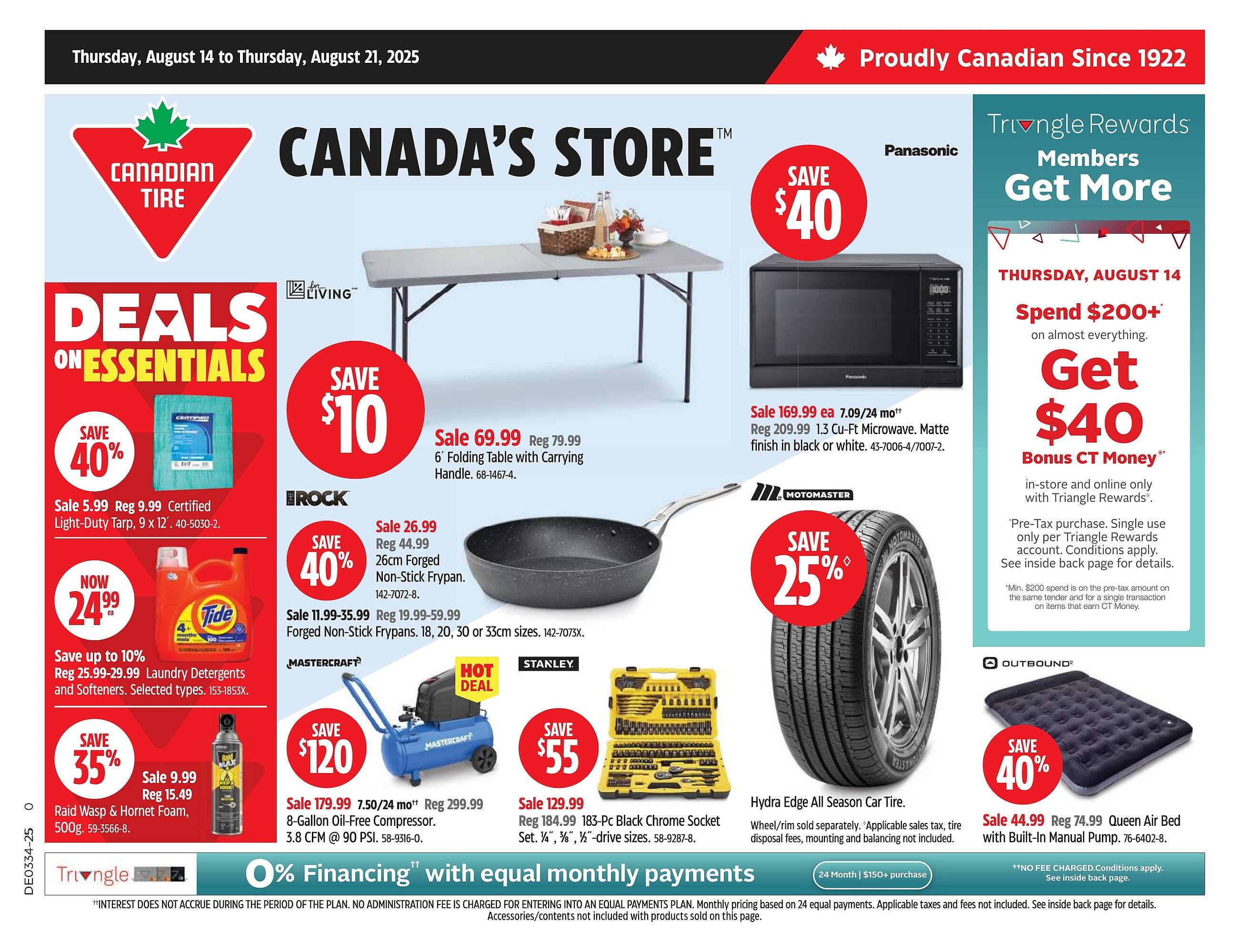 Canadian Tire flyer (2025-08-14 - 2025-08-21) | 1