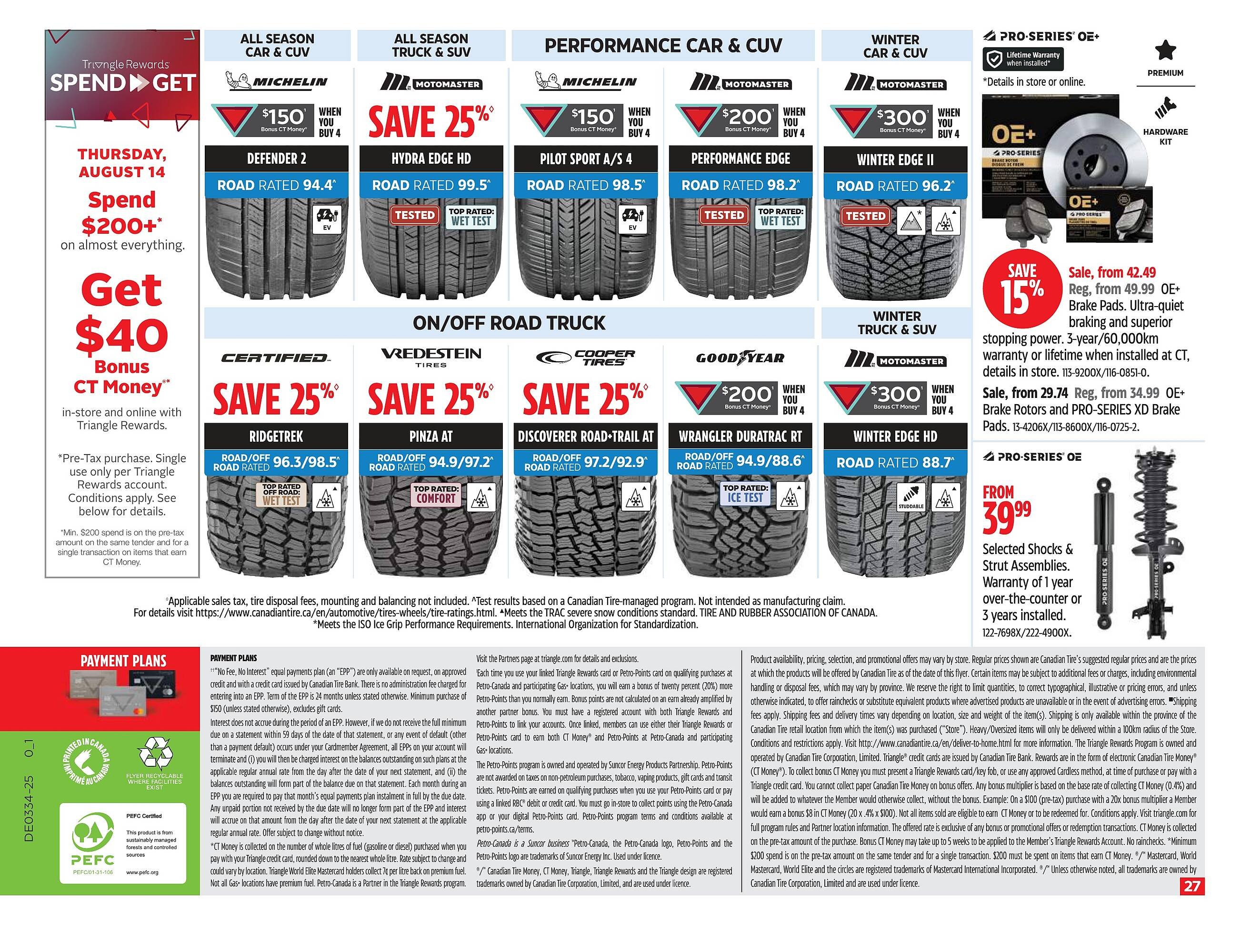 Canadian Tire flyer