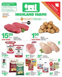 Highland Farms flyer