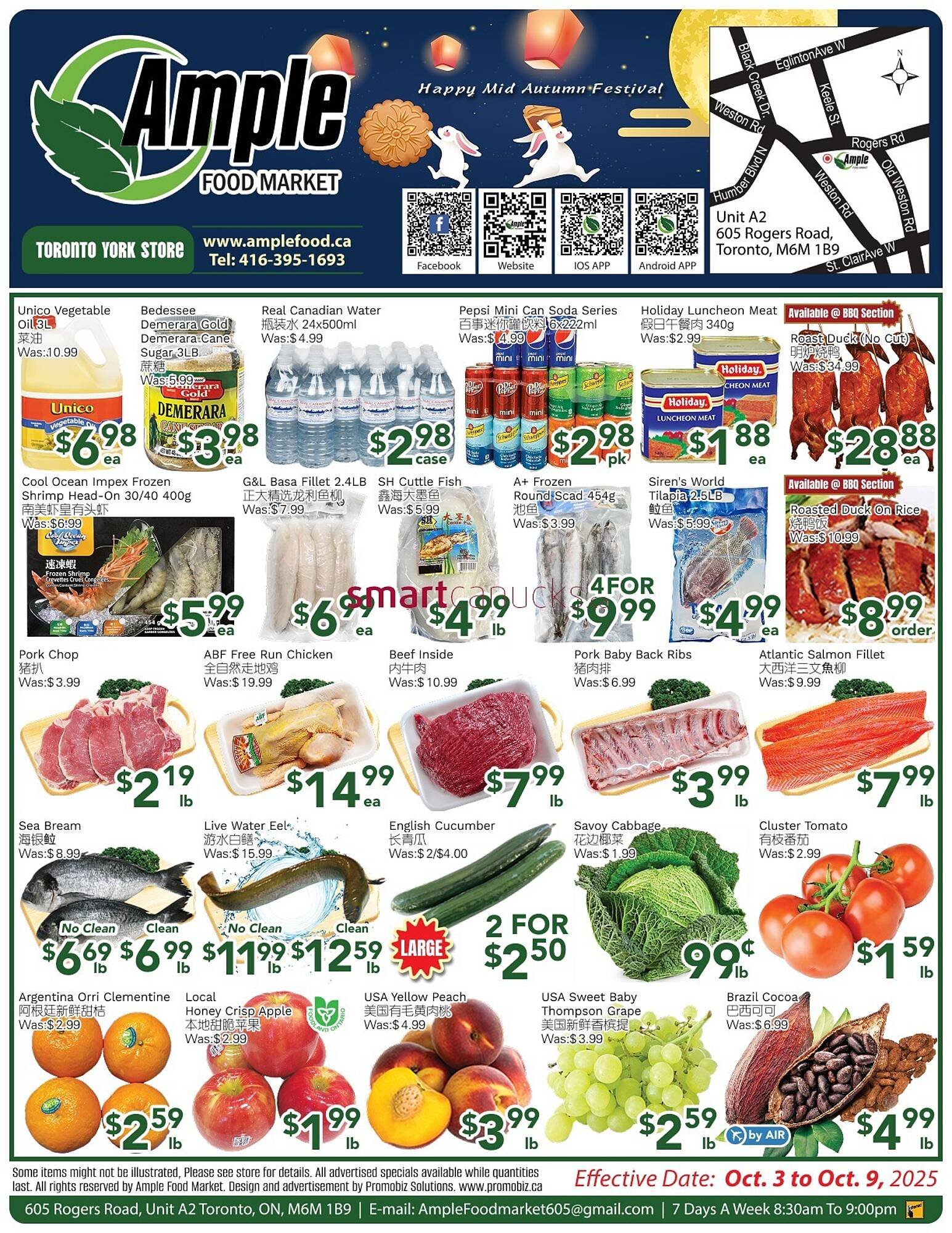 Ample Food Market flyer (2025-10-03 - 2025-10-09) | 1