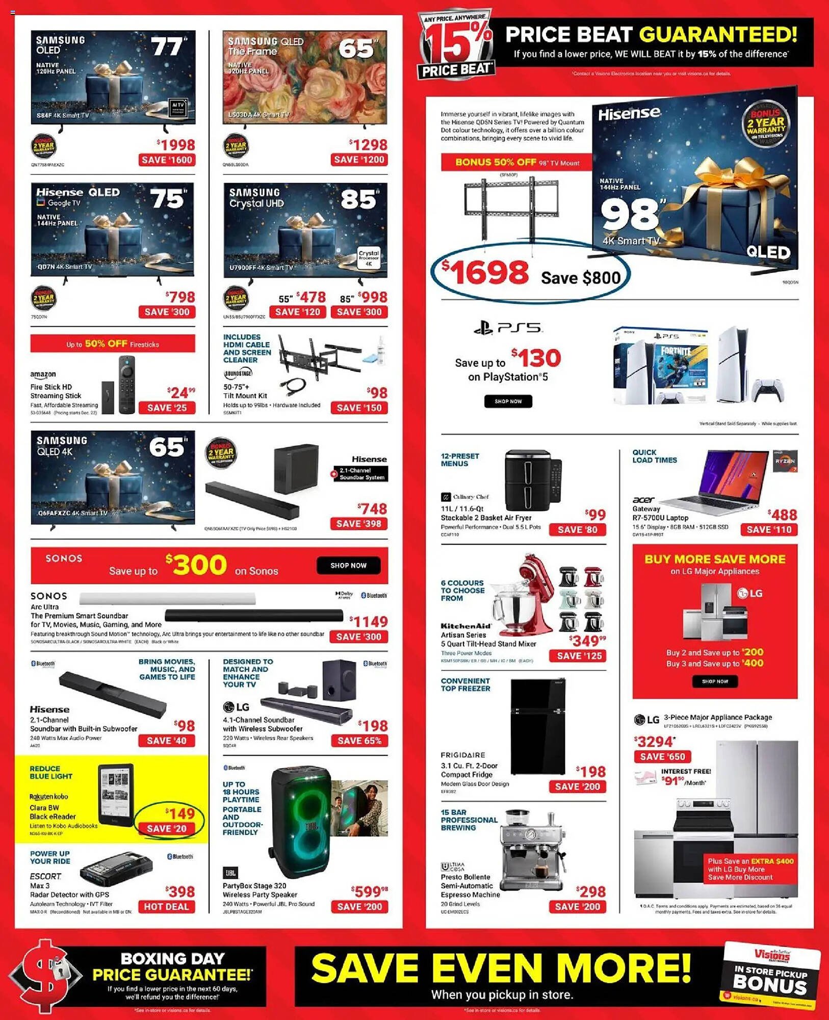 Visions Electronics flyer (2025-12-19 - 2025-12-25) | 2