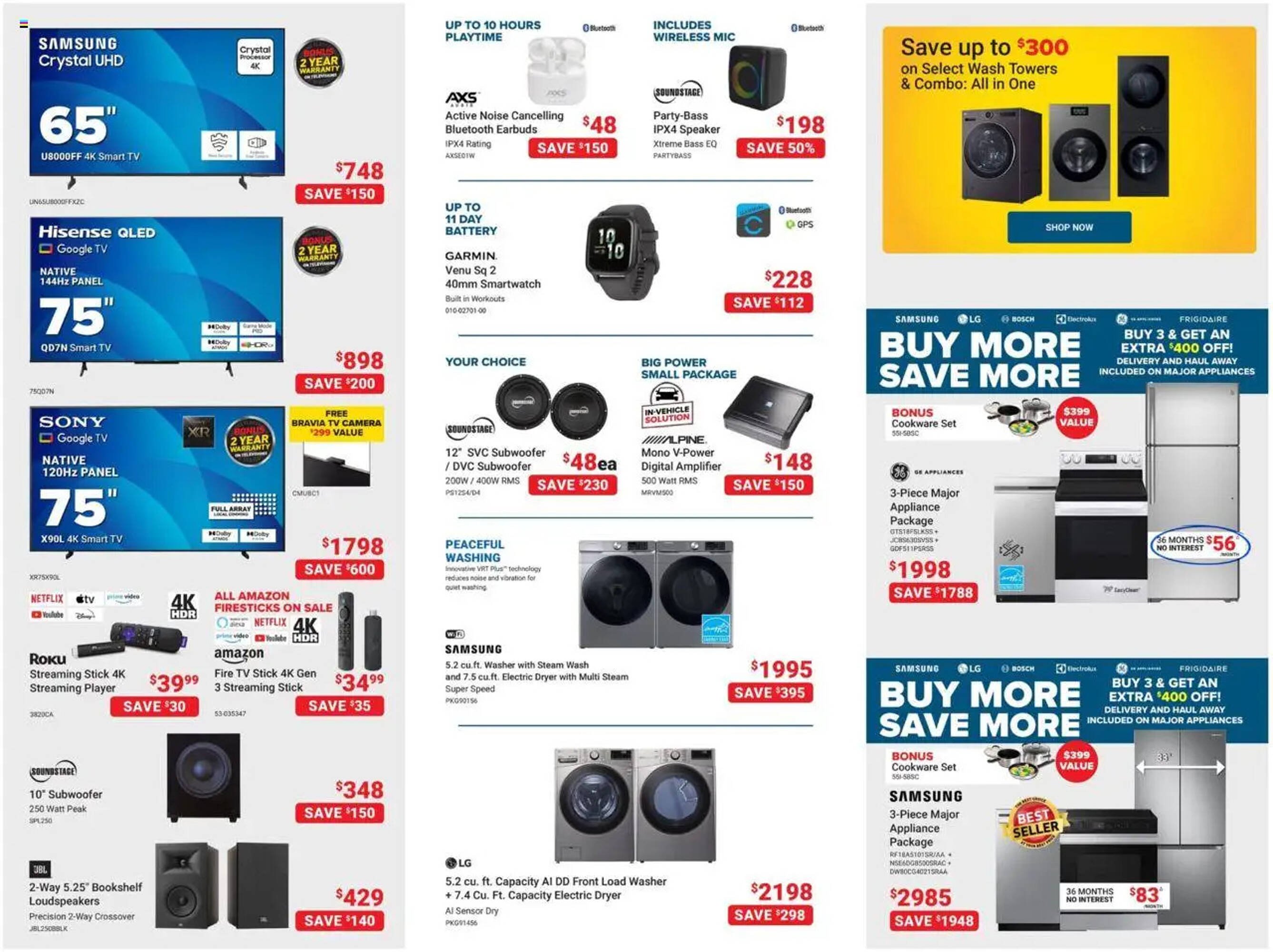 Visions Electronics flyer
