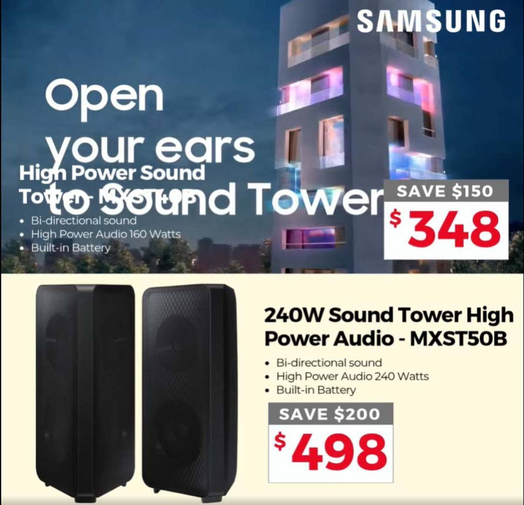 2001 Audio Video flyer