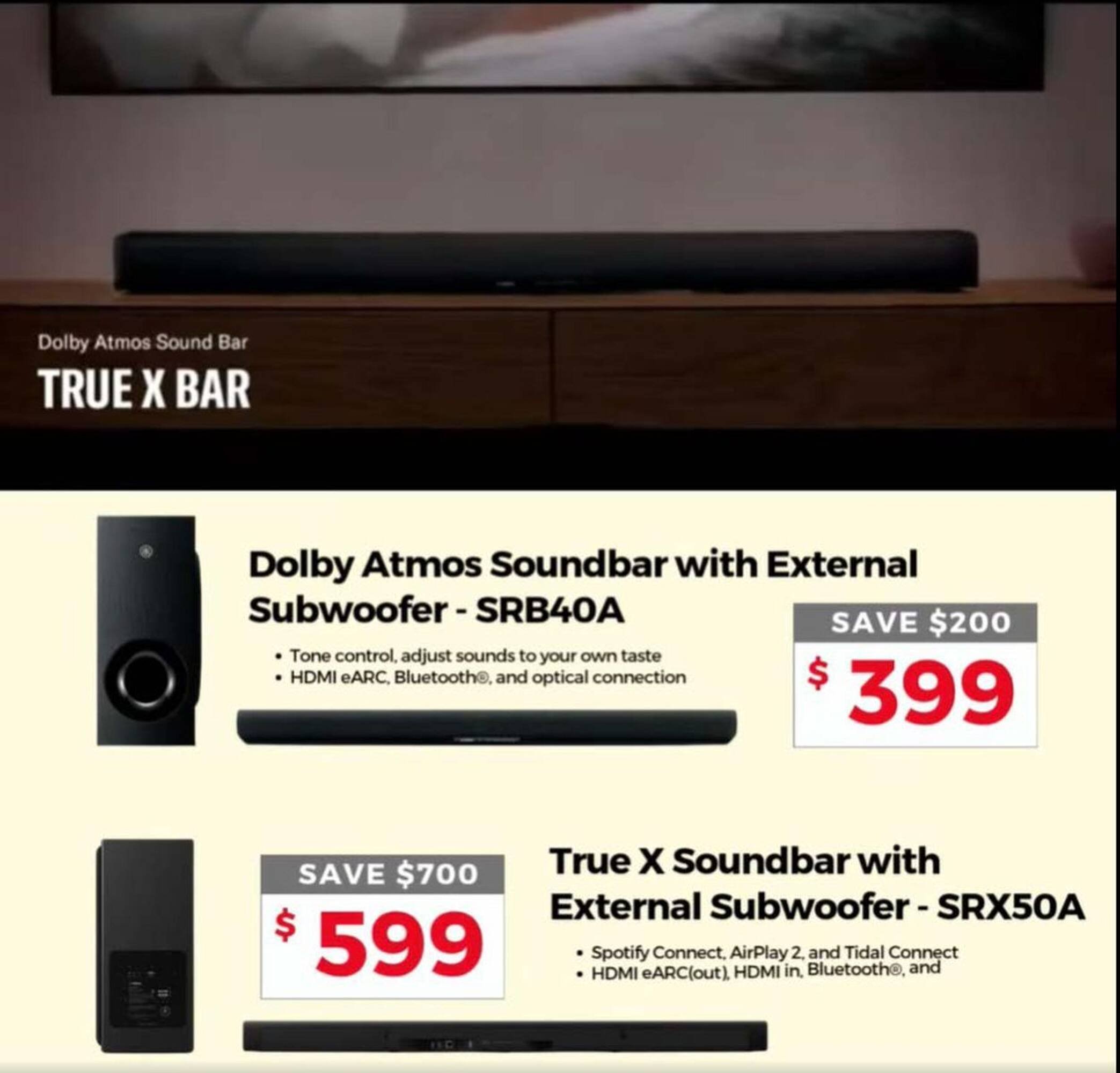 2001 Audio Video flyer
