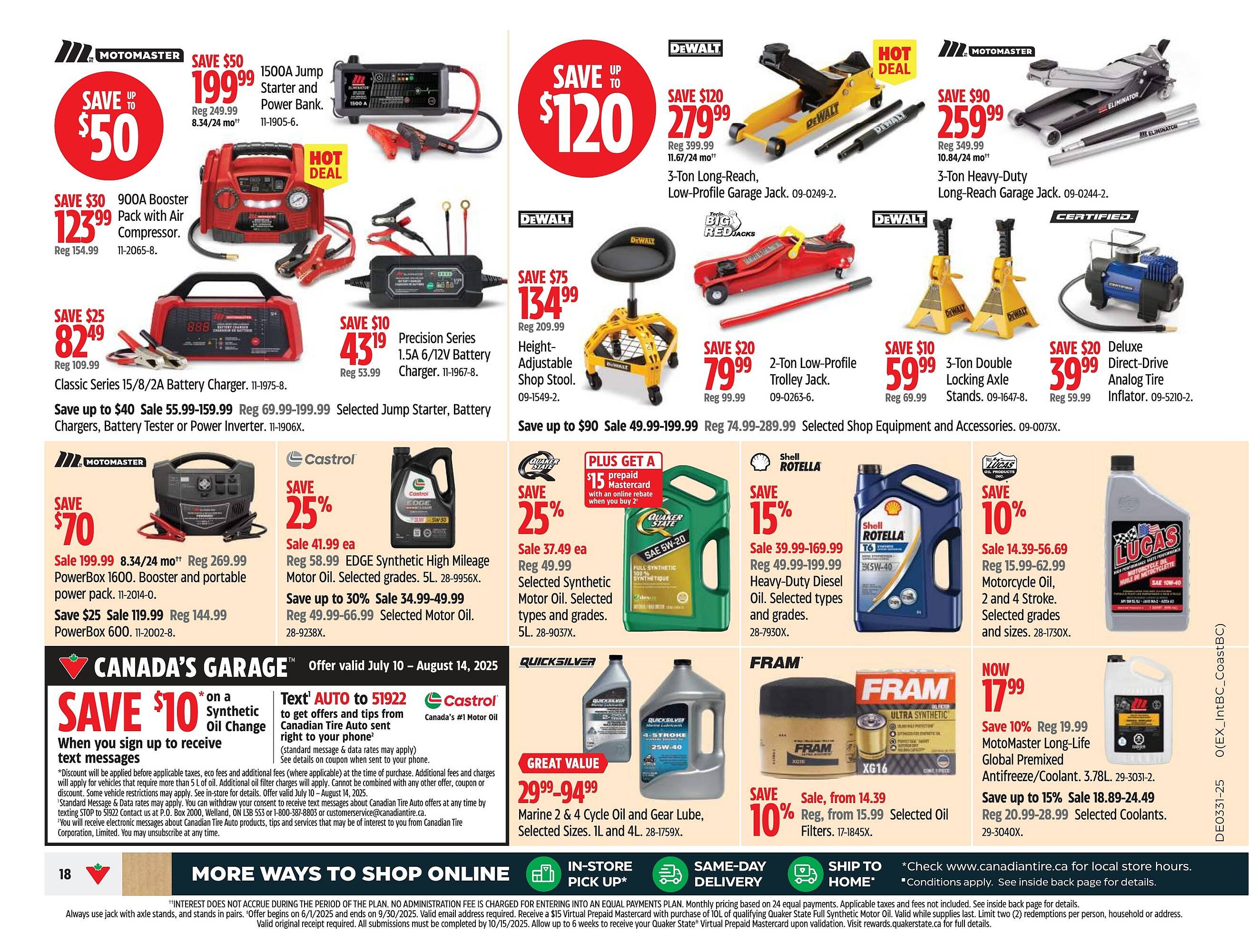 Canadian Tire flyer