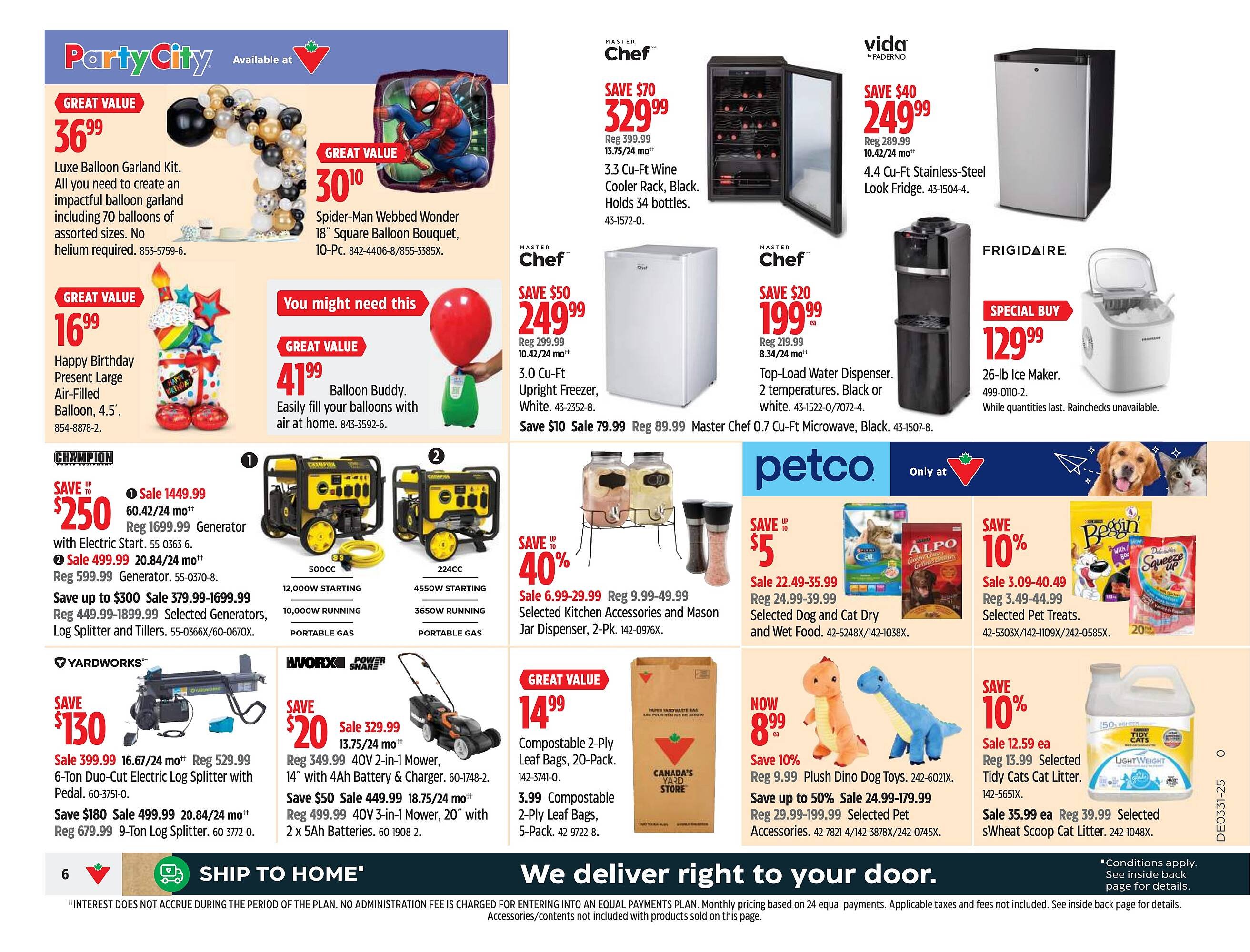Canadian Tire flyer
